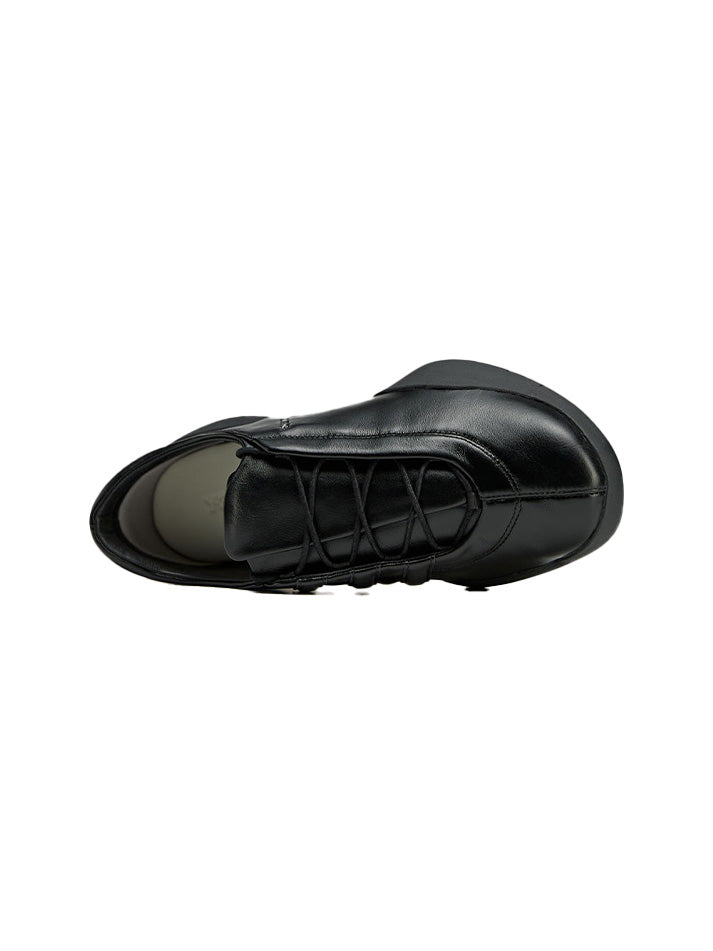 【Y-3 -ワイスリー】Y-3 REGU LEATHER/BLACK(シューズ/ブラック)