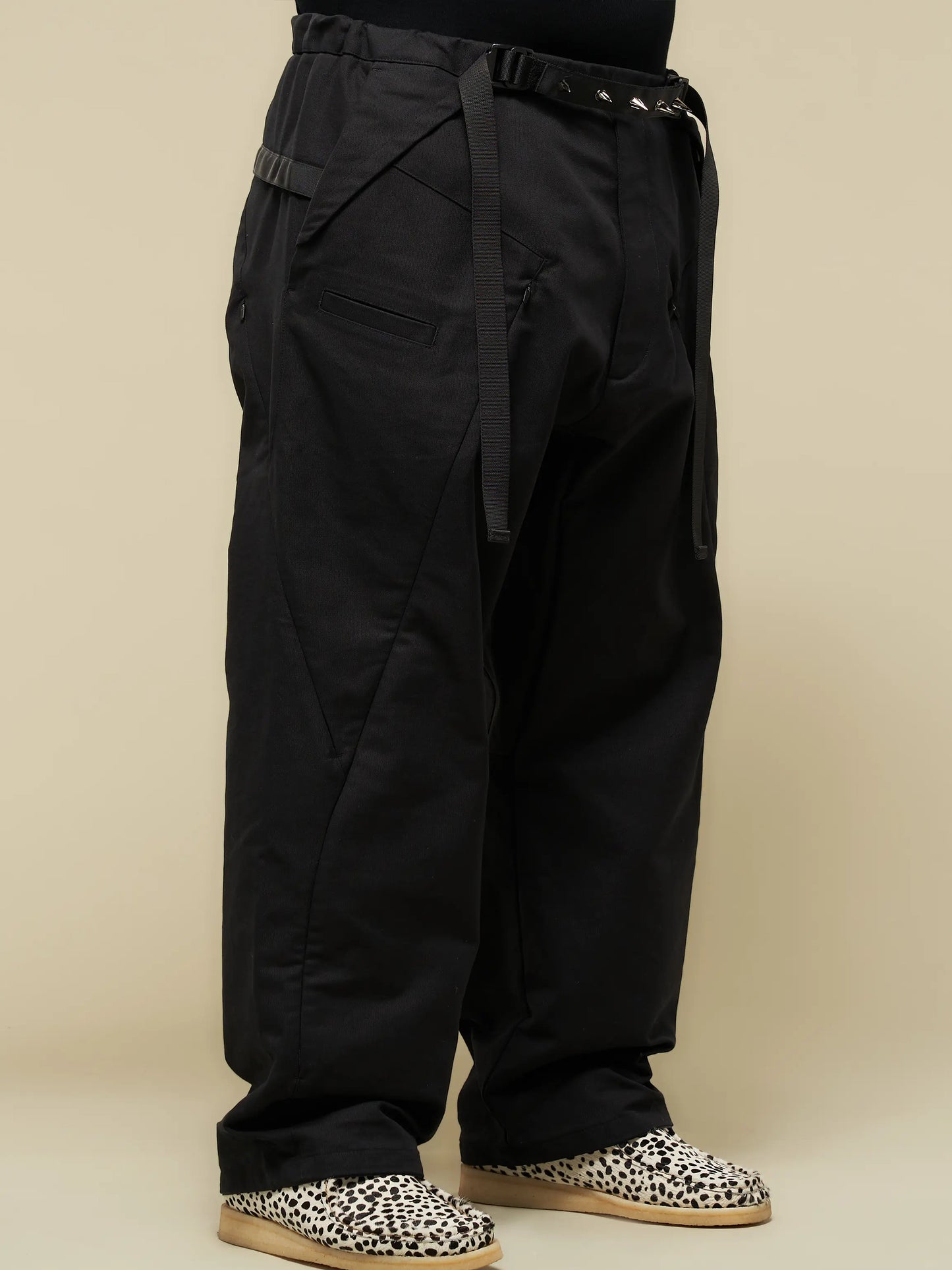 【ACRONYM - アクロニウム】P55-KI / Cotton Web Belt Vent Pants Gen. 1.1 / BLACK (パンツ/ブラック)