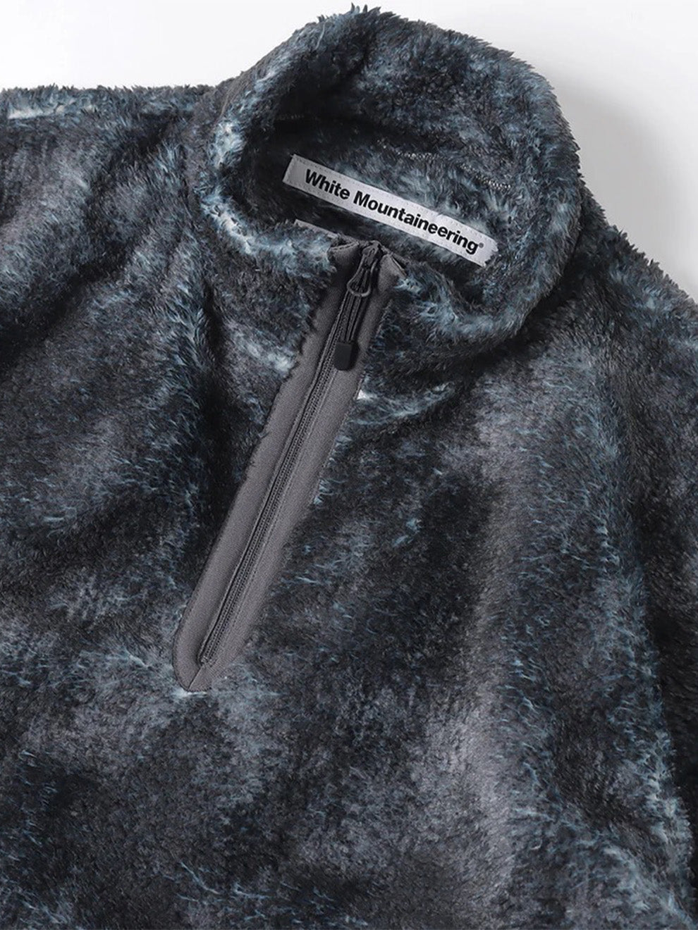 40%OFF【White Mountaineering - ホワイトマウンテニアリング】ABSTRACT PATTERN FLEECE PULLOVER / CHARCOAL(フリース/チャコール)