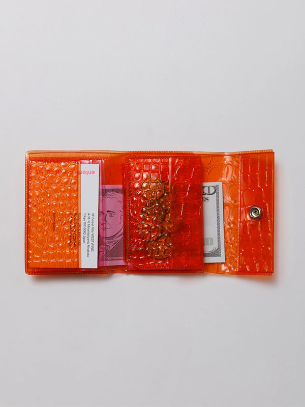 【beautiful people - ビューティフルピープル】nothing to hide vinyl mini wallet / PINK(ウォレット/ピンク)