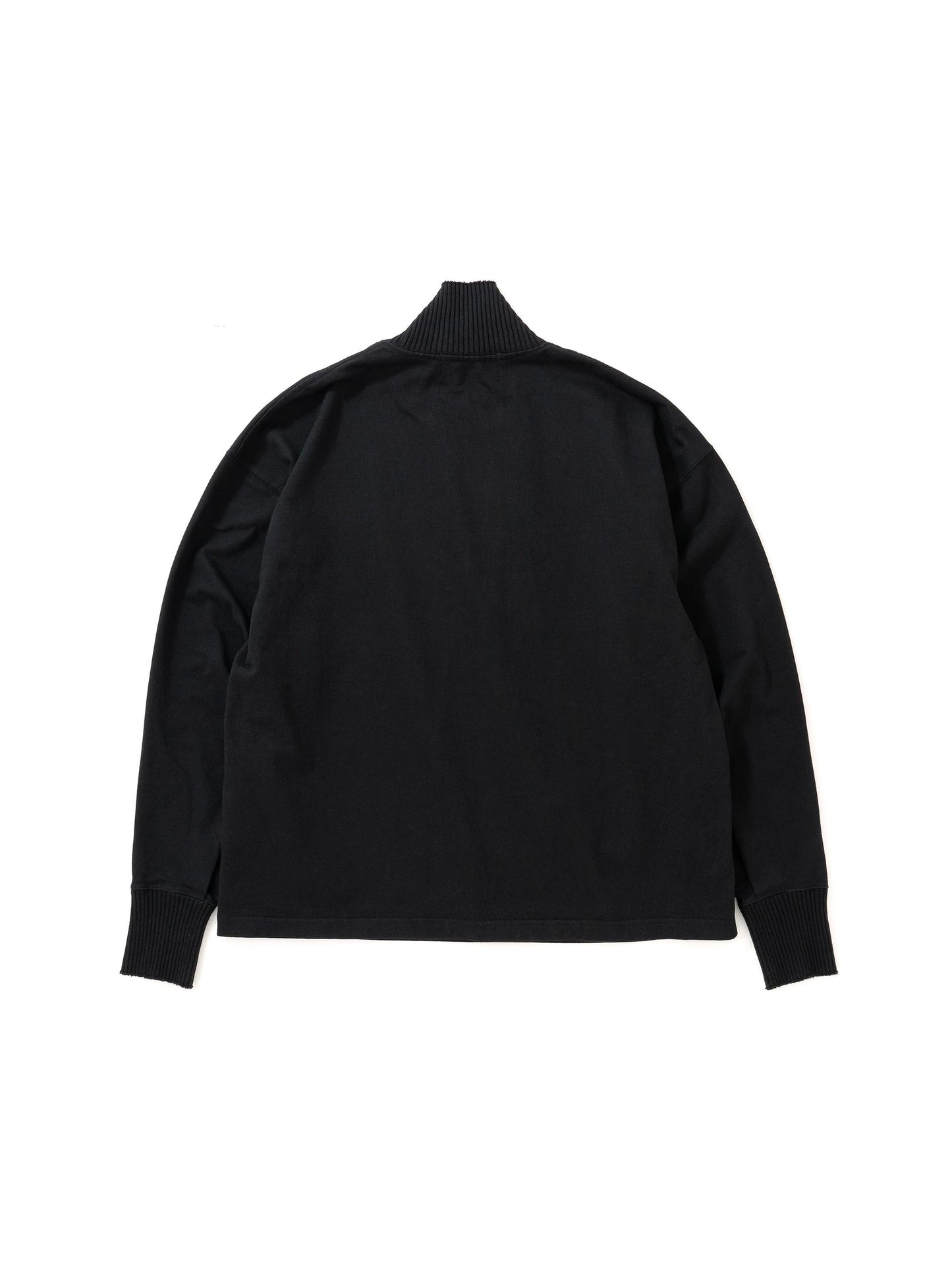 【Perfect ribs® - パーフェクトリブス】Hi-Neck T Shirts / Black(Tシャツ/ブラック)