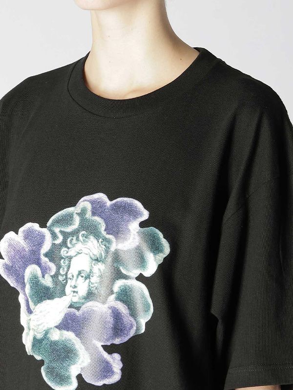 【Y's.... - ワイズビー】PRINT T-SHIRT B / BLACK(Tシャツ/ブラック)