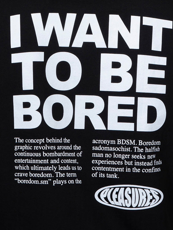 【PLEASURES - プレジャーズ】BDSM T-SHIRT(Tシャツ/ブラック)