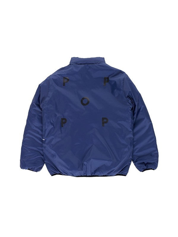 【POP TRADING COMT/BLPANY - ポップ トレーディング カンパニー】QUILTED REVERSIBLE JACKEACK・BLUE(アウター/ブラック・ブルー)