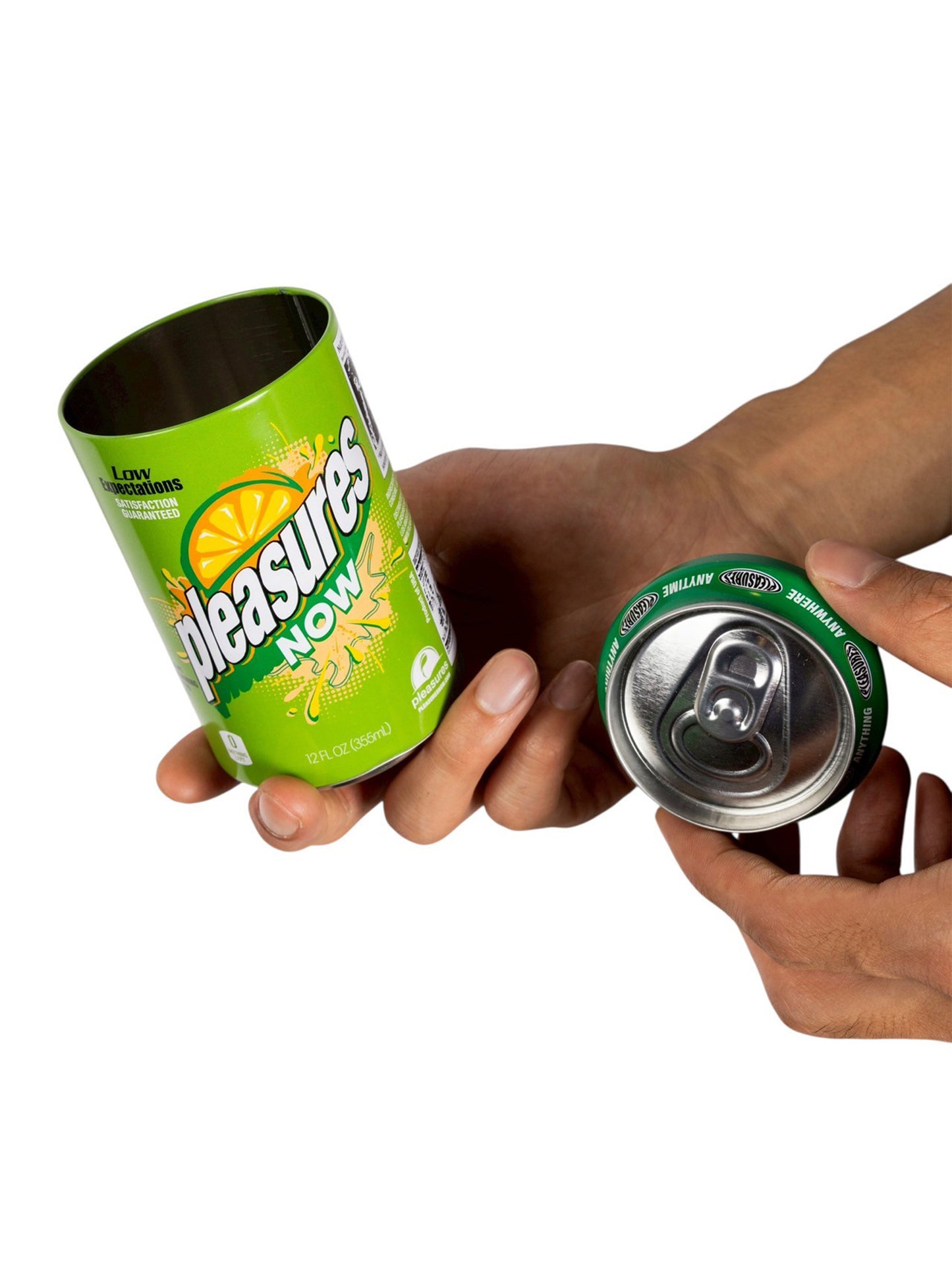 【PLEASURES - プレジャーズ】QUENCH STASH CAN / GREEN (グッズ/グリーン)