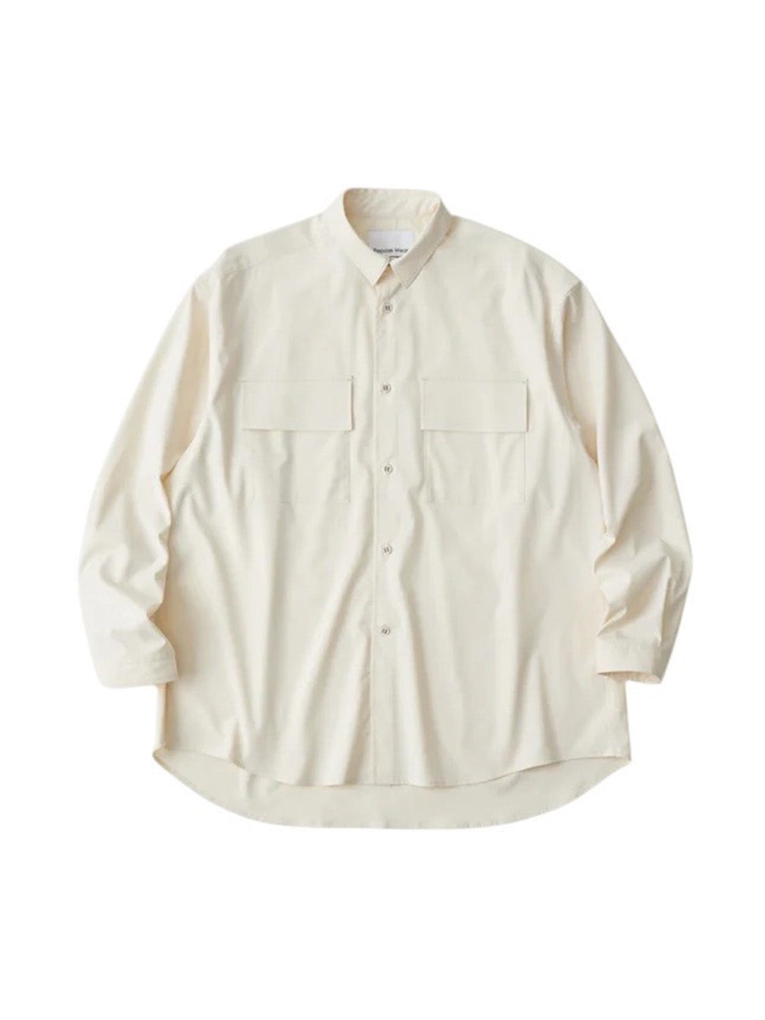 【White Mountaineering - ホワイトマウンテニアリング】REGULAR COLLAR SHIRT / IVORY (シャツ/アイボリー)