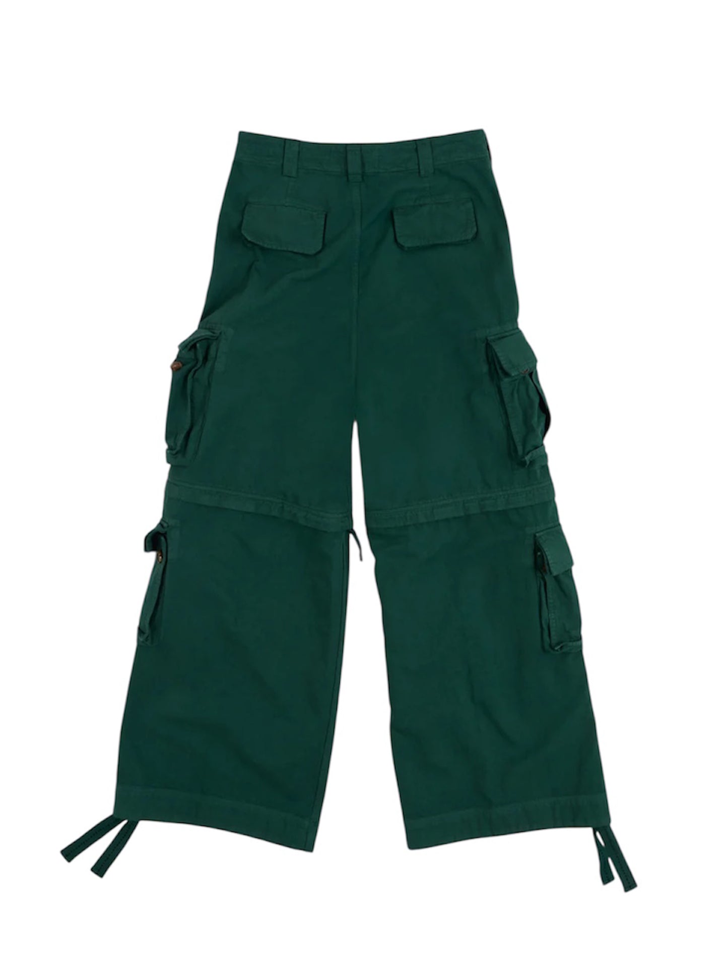 【ERL - イーアールエル】ZIP-OFF CARGO PANTS WOVEN GREEN / GREEN(パンツ&ショーツ/グリーン)