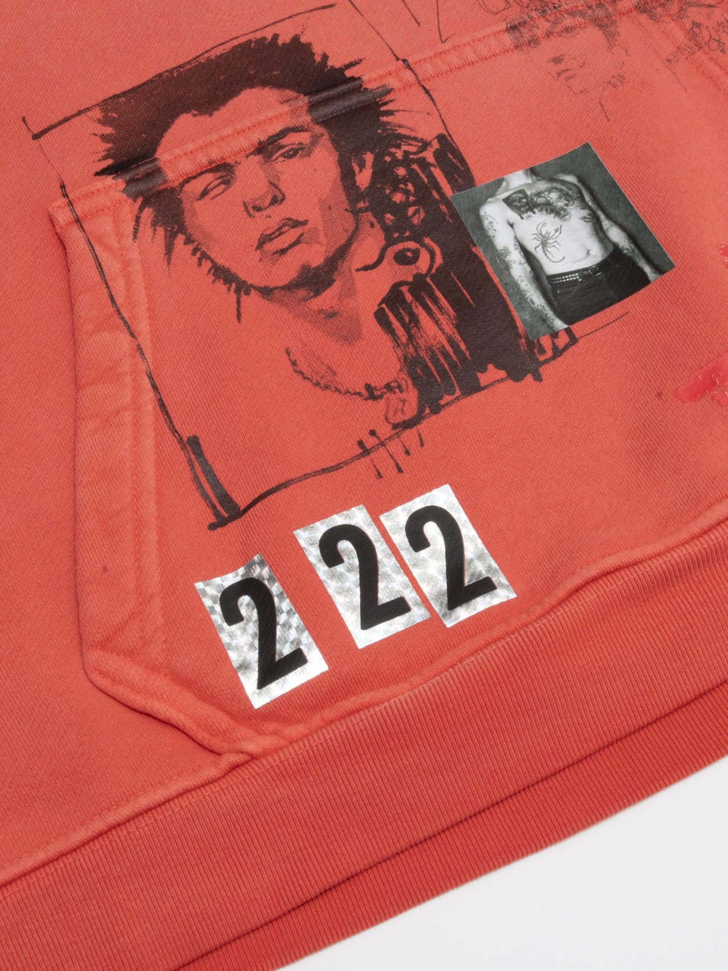 【PALY HOLLYWOOD - パリーハリウッド】CHELSEay HOTEL HOODIE / RED(フーディー/レッド)
