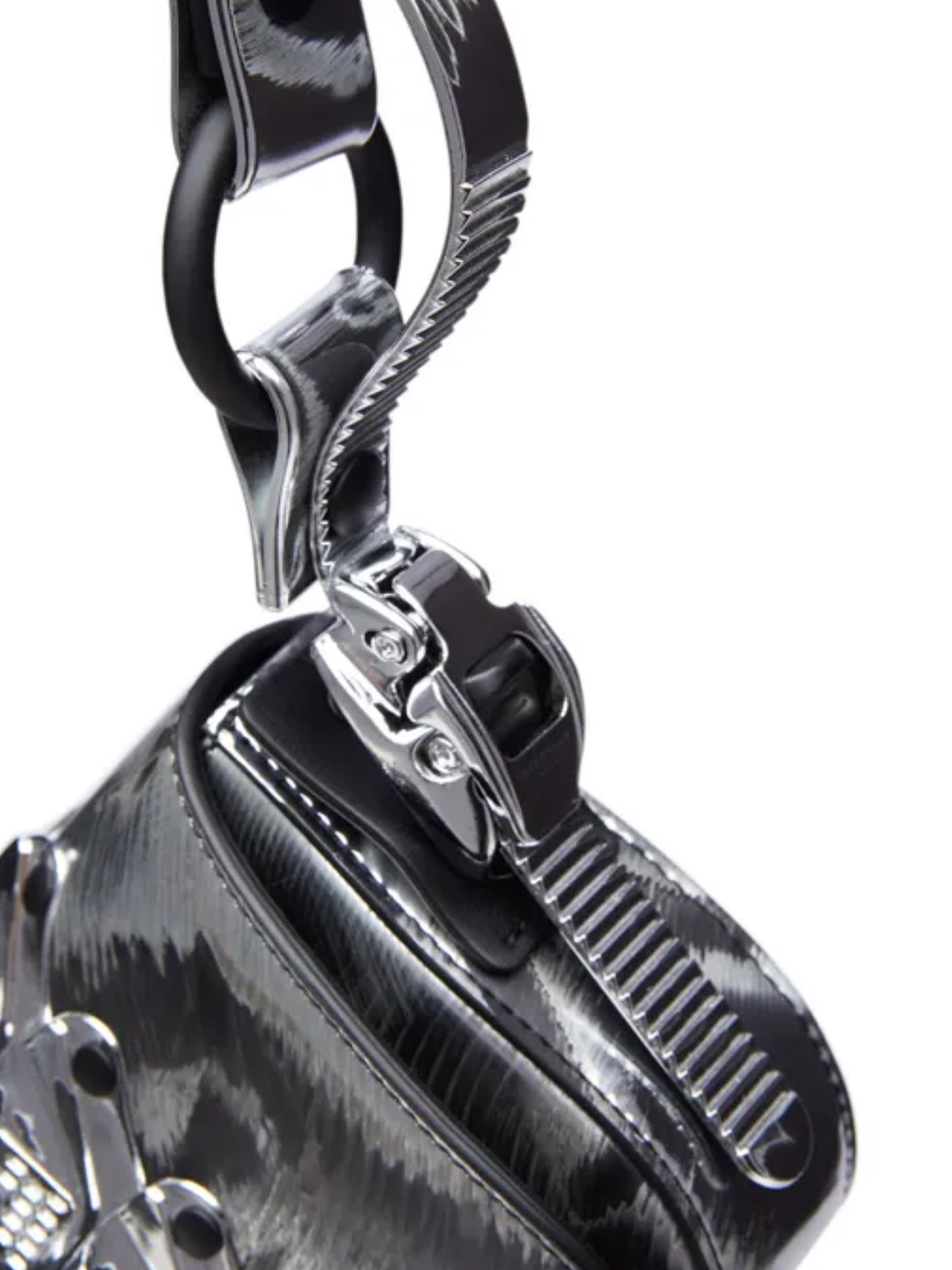 【INNERRAUM - インナーラム】OBJECT C02 HANDBAG / BLACK&SILVER(バッグ / ブラック&シルバー)