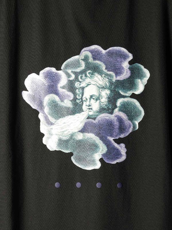 【Y's.... - ワイズビー】PRINT T-SHIRT B / BLACK(Tシャツ/ブラック)