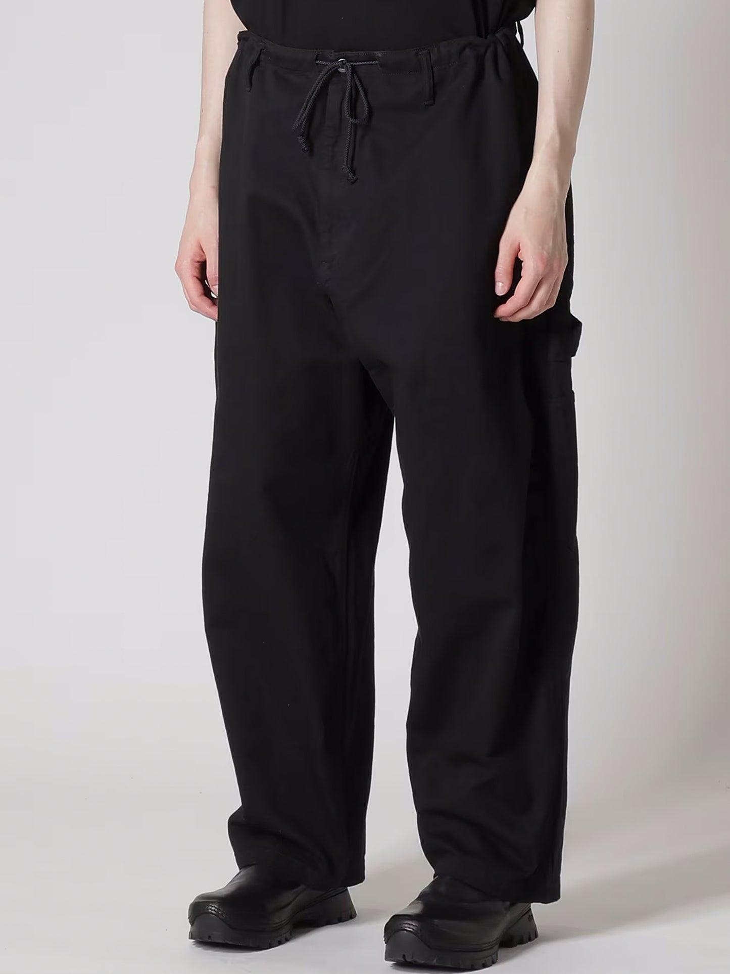 【Yohji Yamamoto POUR HOMME - ヨウジヤマモト プールオム】BS KATSURAGI 3ST PAINTER PANTS(パンツ/ブラック)