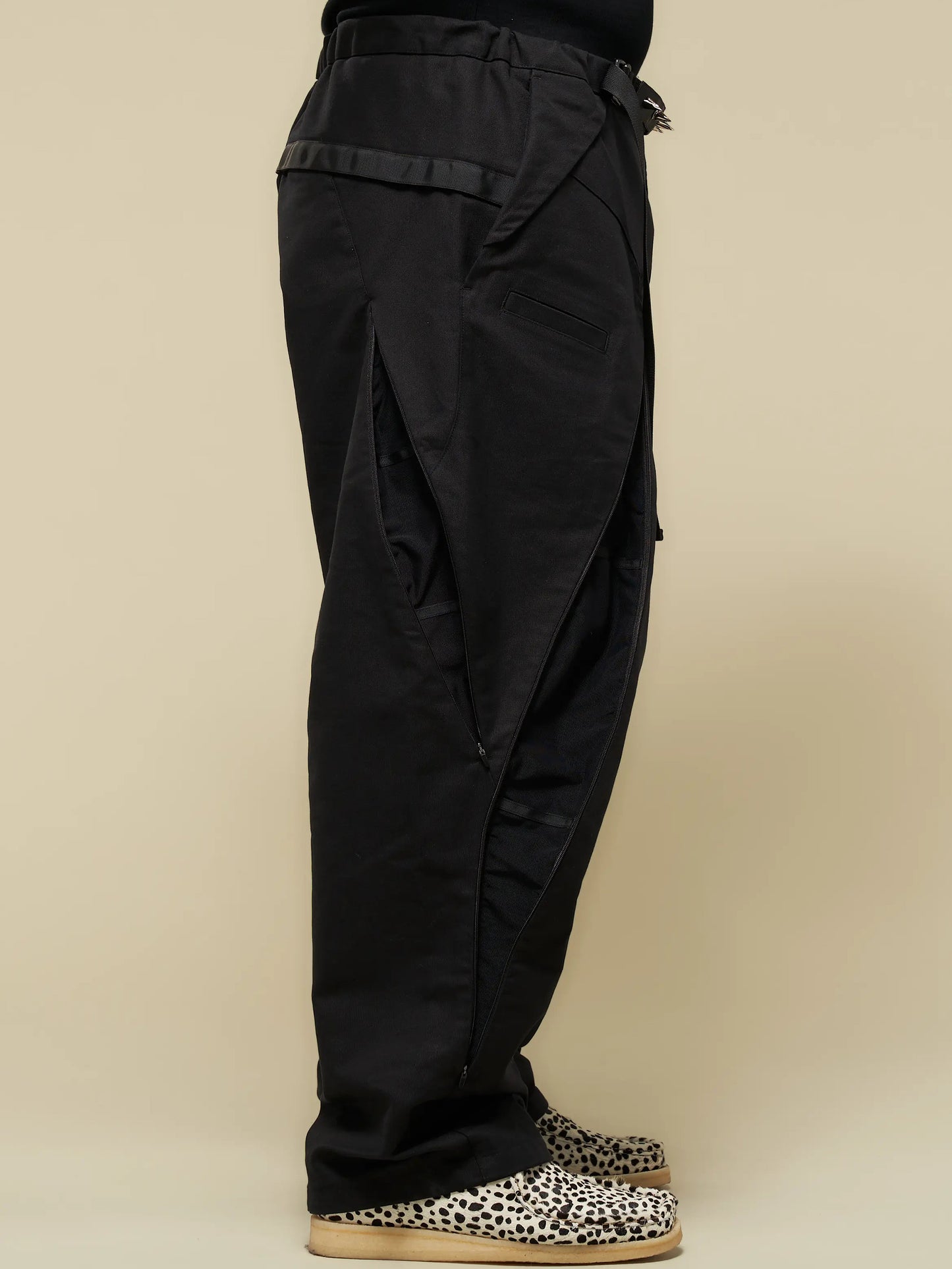 【ACRONYM - アクロニウム】P55-KI / Cotton Web Belt Vent Pants Gen. 1.1 / BLACK (パンツ/ブラック)