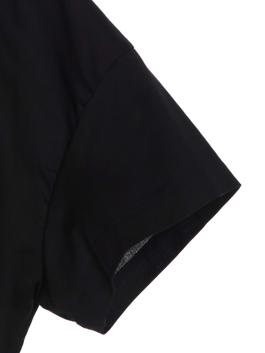 【Y's - ワイズ】Y's BORN PRODUT THIN COTTON TWILL HALF SLEEVE BOX SHIRT /BLACK(シャツ/ブラック)