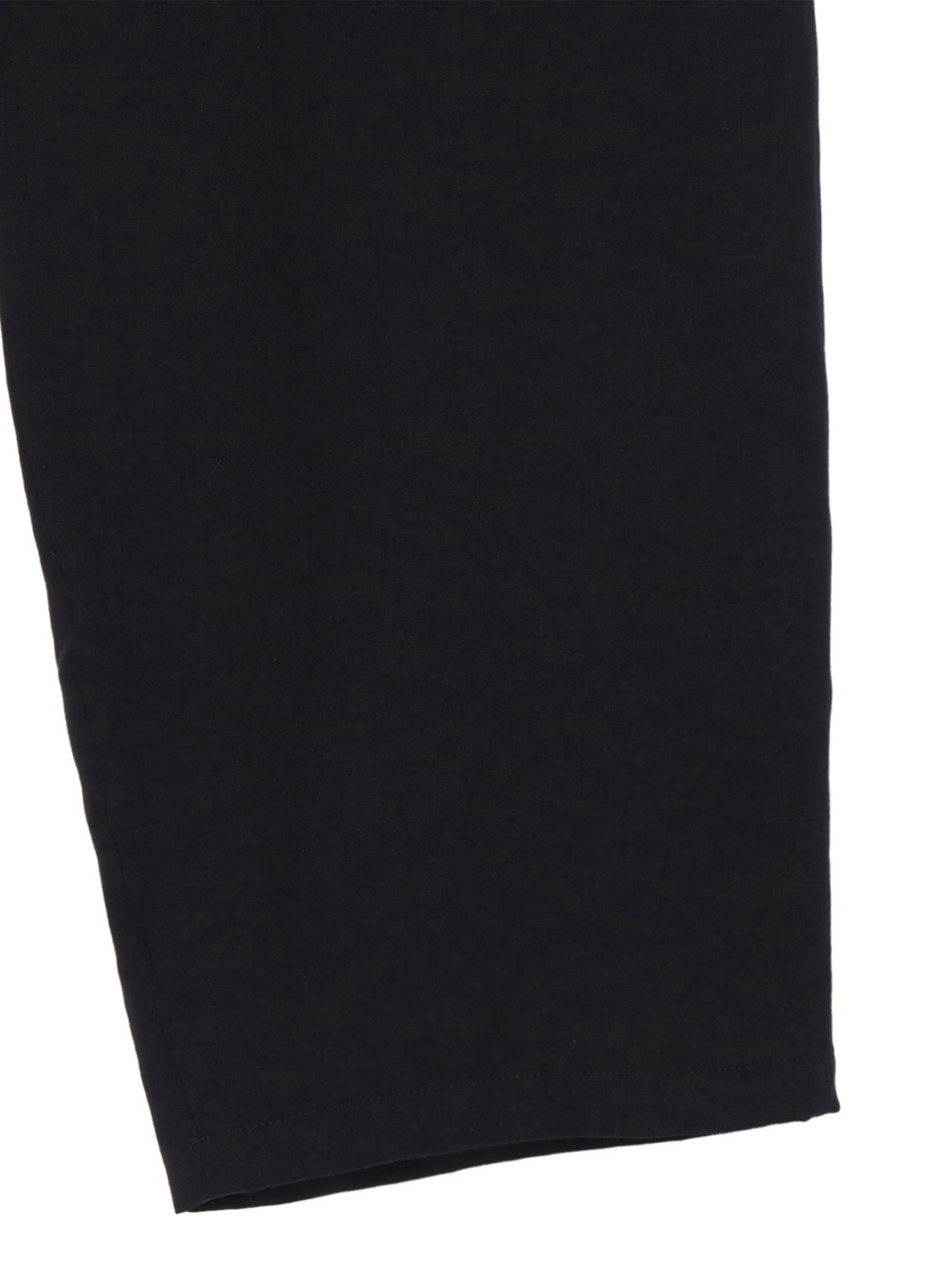 【Yohji Yamamoto POUR HOMME - ヨウジヤマモト プールオム】REGULATION CELLULOSE GABARDINE CLASSIC DRAWSTRING PANTS(パンツ/ブラック)