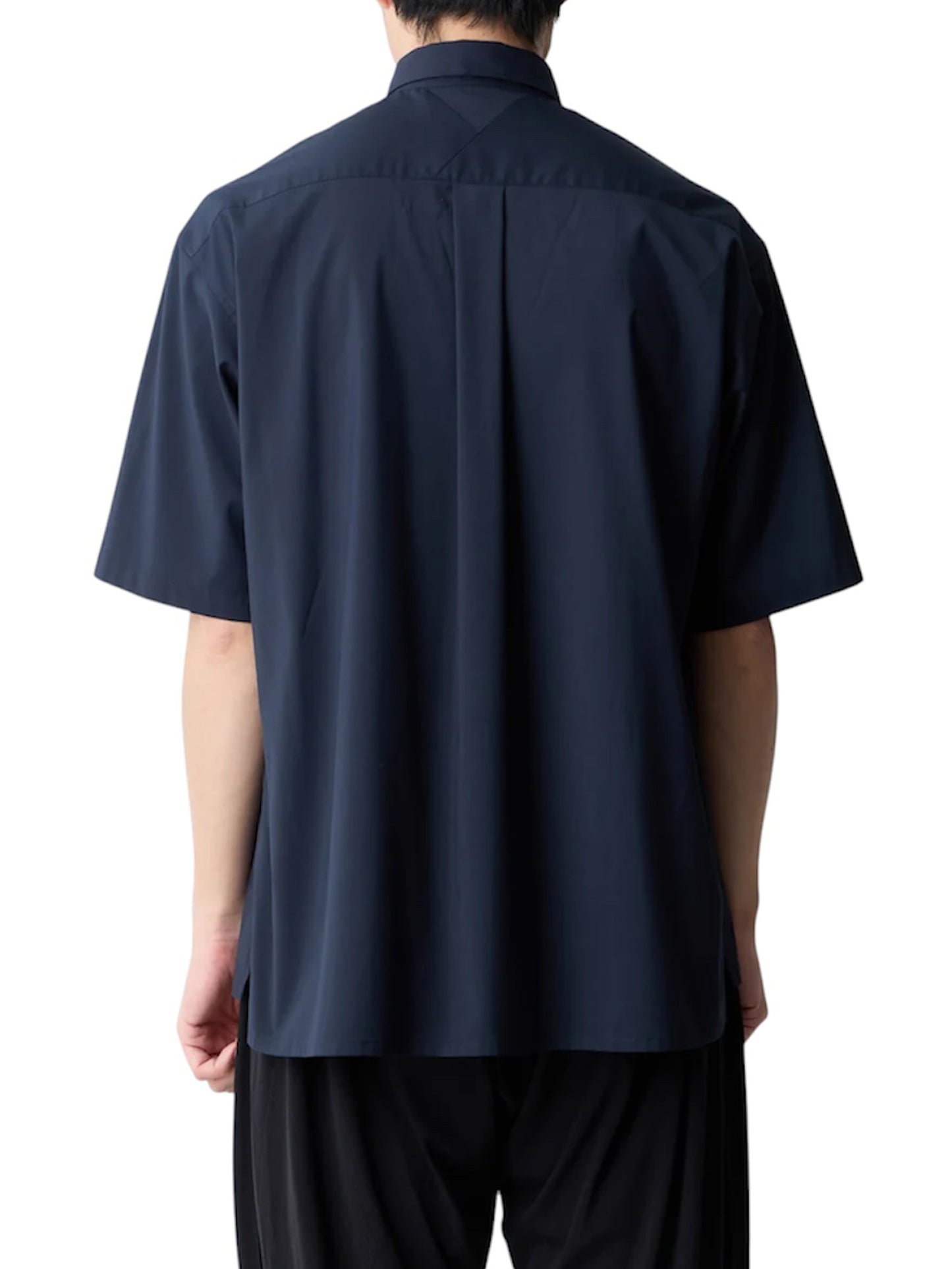 【White Mountaineering - ホワイトマウンテニアリング】EMBROIDERY SHORT SLEEVE SHIRT / NAVY (シャツ/ネイビー)