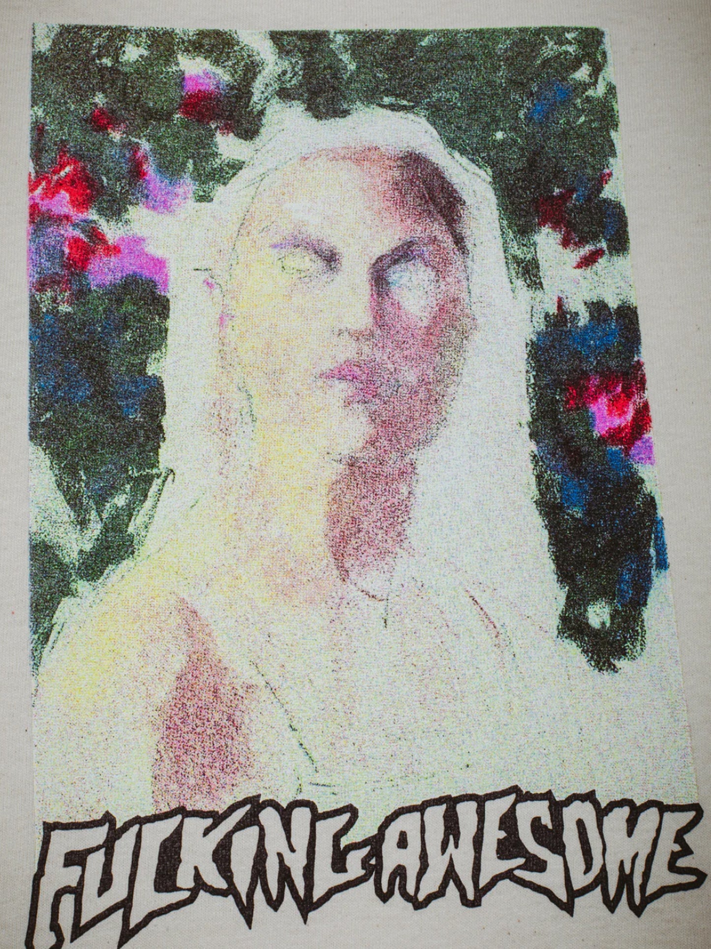 【Fucking Awesome- ファッキングオーサム】PAINTERLY SHORT SLEEVE TEE / BONE(Tシャツ/ボーン)