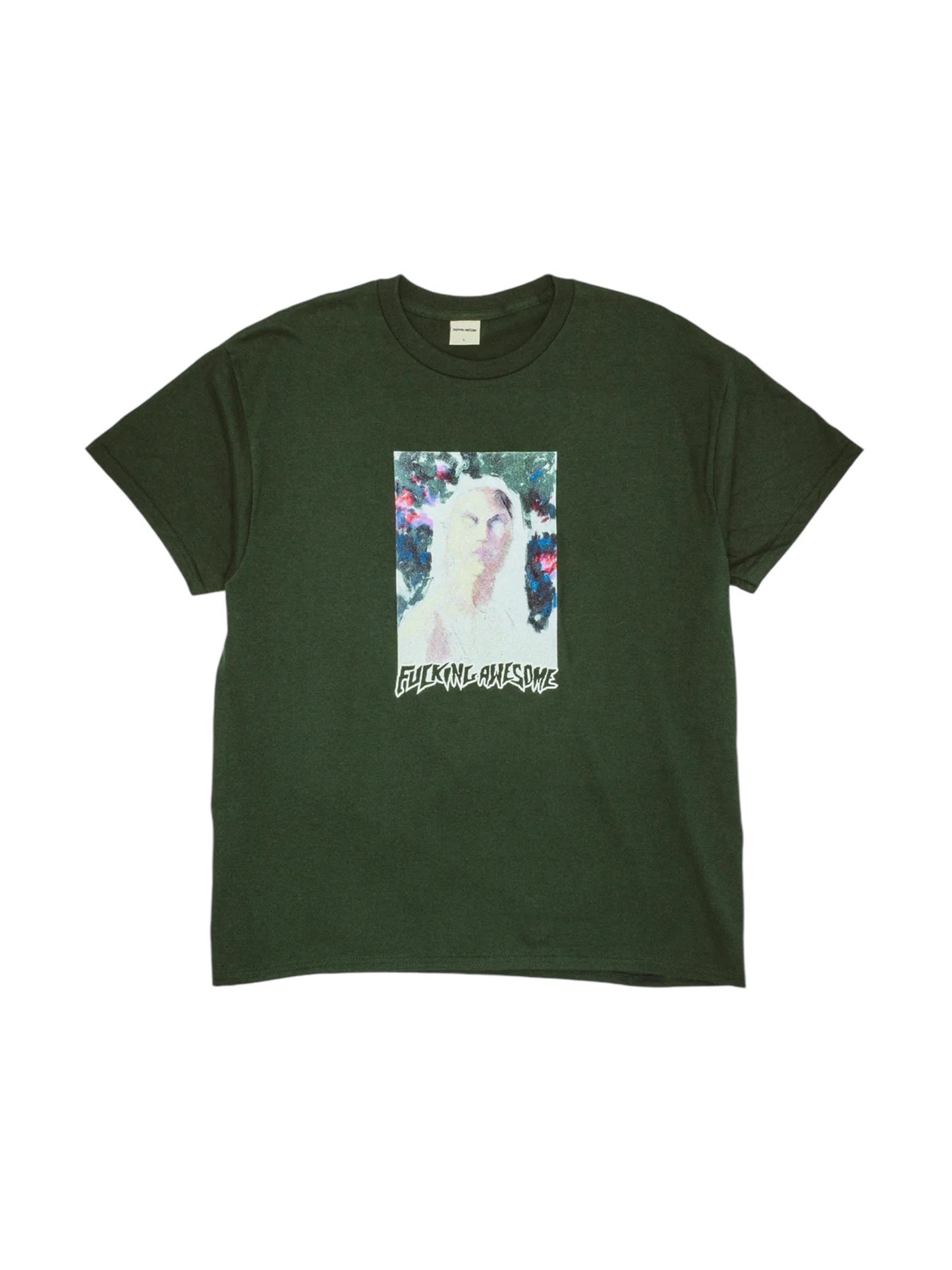 【Fucking Awesome- ファッキングオーサム】PAINTERLY SHORT SLEEVE TEE / FOREST GREEN(Tシャツ/フォレストグリーン)
