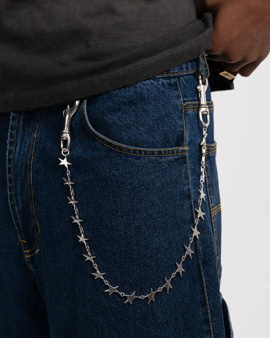 【TWO JEYS - トゥージェイズ】STARS PANT CHAIN / SILVER (アクセサリー/シルバー)