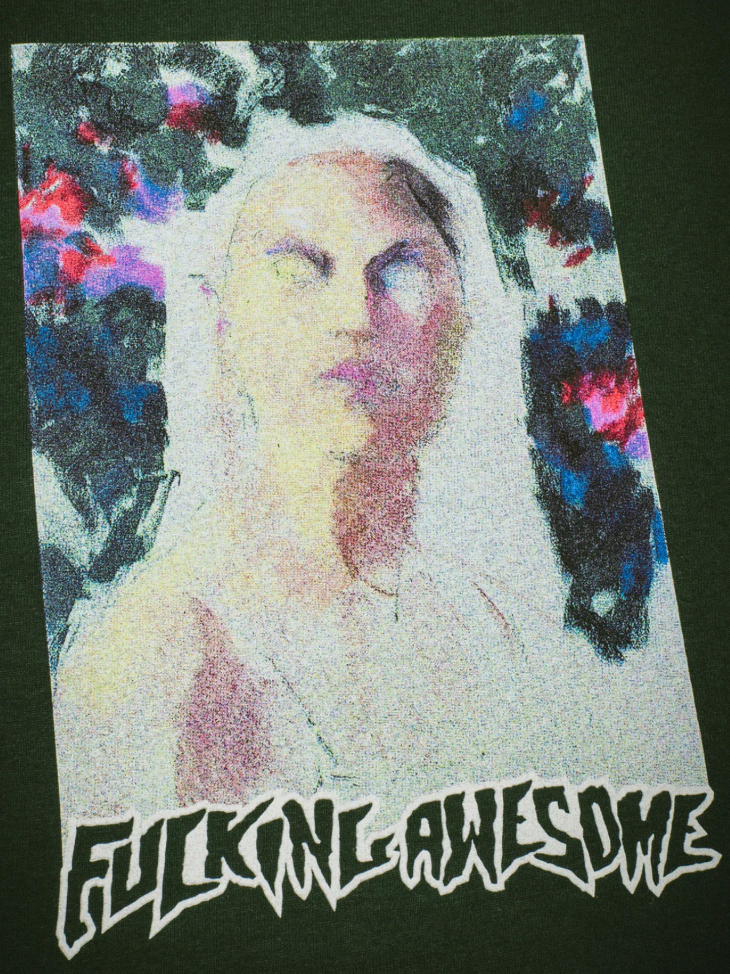 【Fucking Awesome- ファッキングオーサム】PAINTERLY SHORT SLEEVE TEE / FOREST GREEN(Tシャツ/フォレストグリーン)