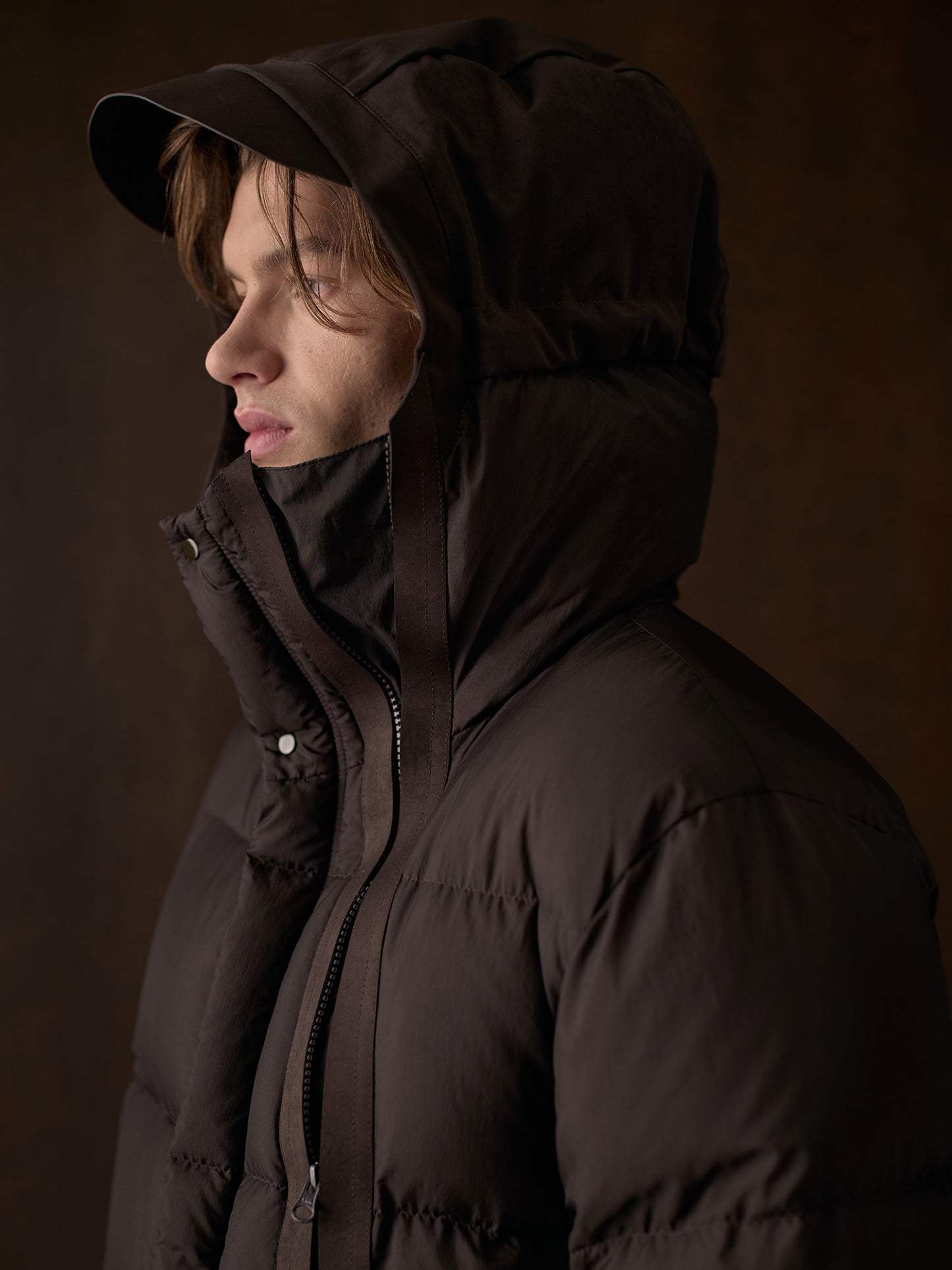 【Ten c- テンシー】ANTARCTIC COMBO DOWN PARKA / TURKISH COFFEE(アウター/ターキッシュコーヒー)