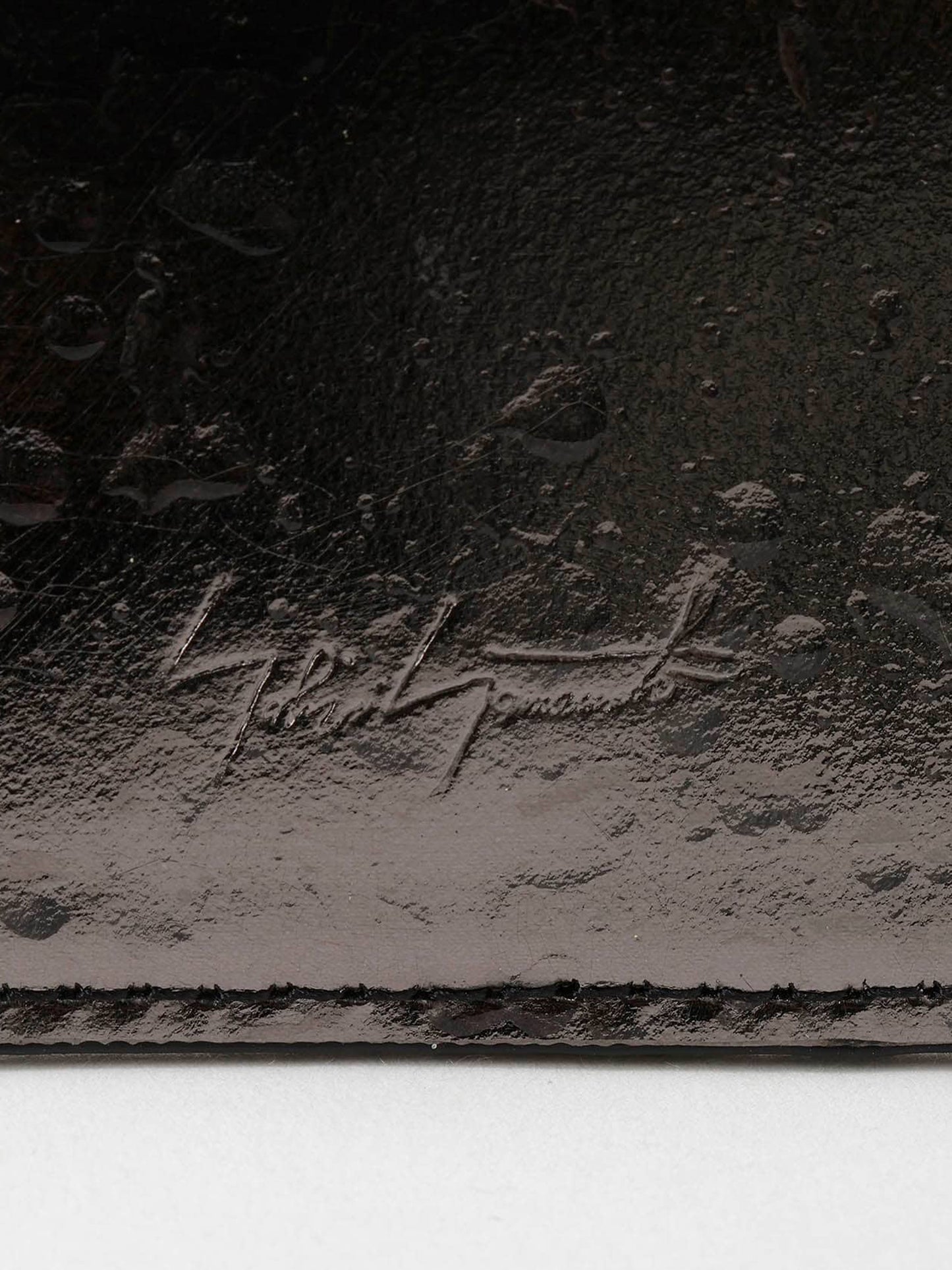 【Discord Yohji Yamamoto - ディスコード ヨウジヤマモト】COMPACT / Gunmetal (財布/ガンメタル)