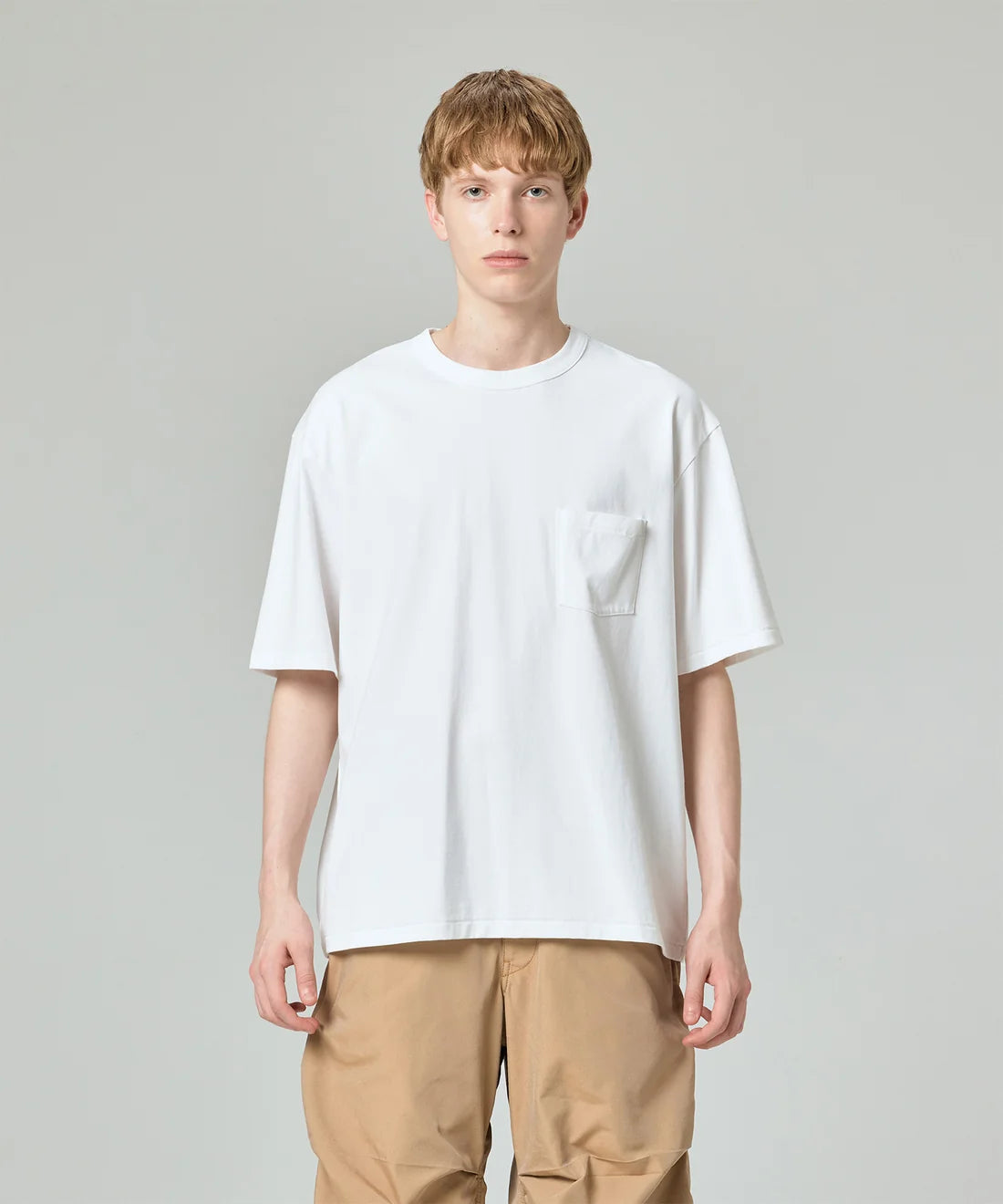 【PHENIX - フェニックス】DISTORTED SLOGAN POCKET TEE/ WHITE (Tシャツ/ホワイト)