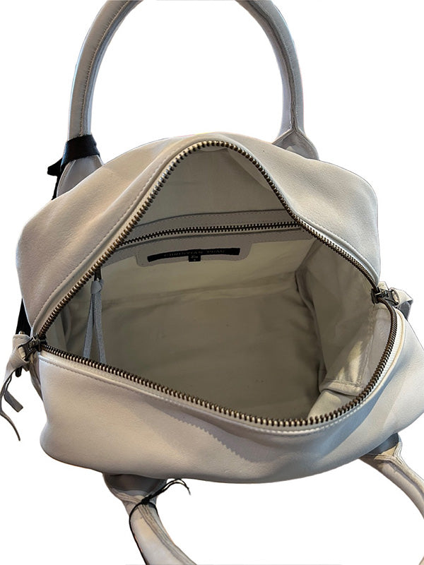 【Christian Peau - クリスチャンポー】06456-1 CP with shoulder "Cow Leather"/ SNOW WHITE(バッグ/ホワイト)