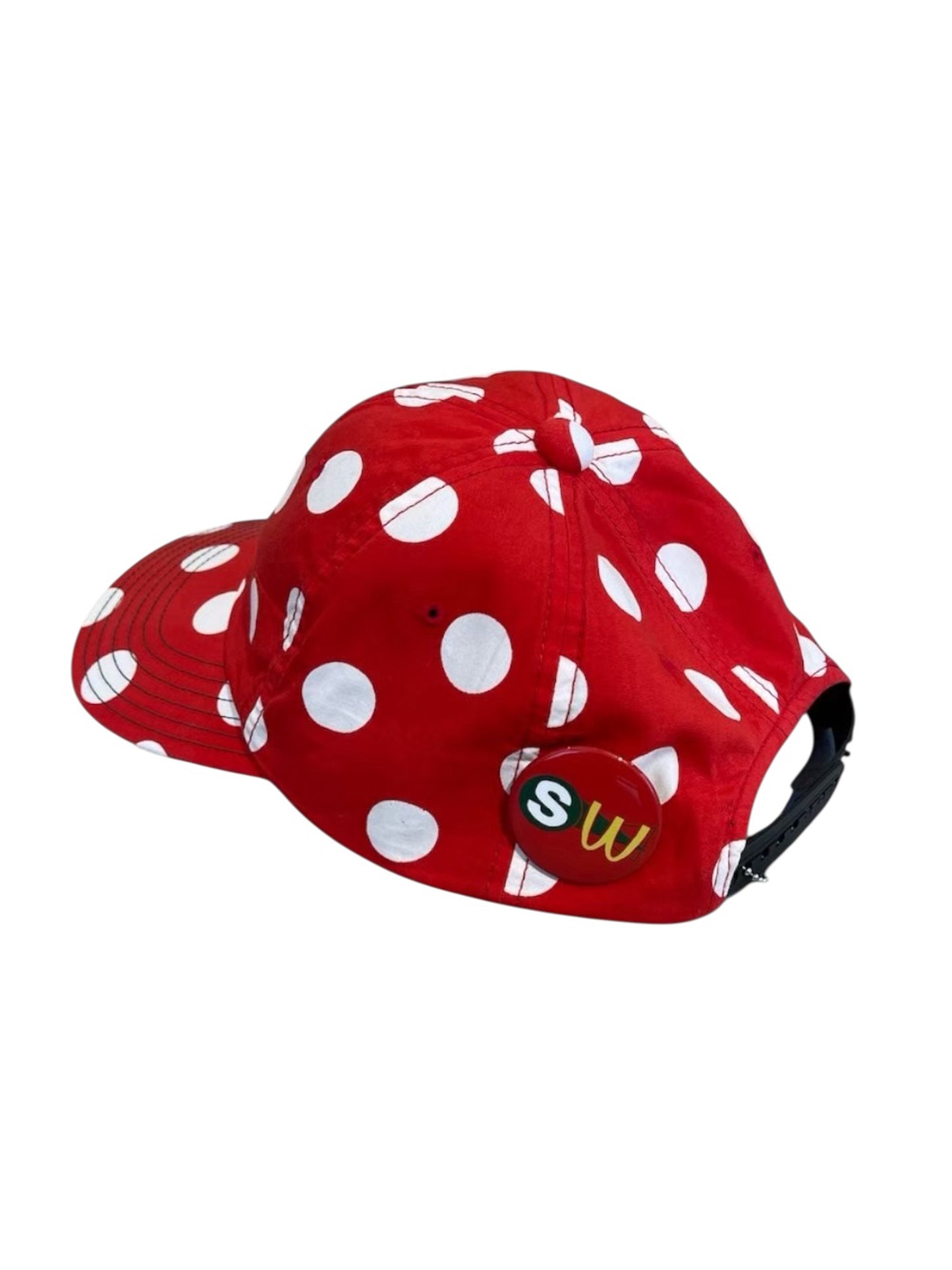 【SWJP - エスダブリュージェイピー】POLKA DOT CAPS / RED(キャップ/レッド)