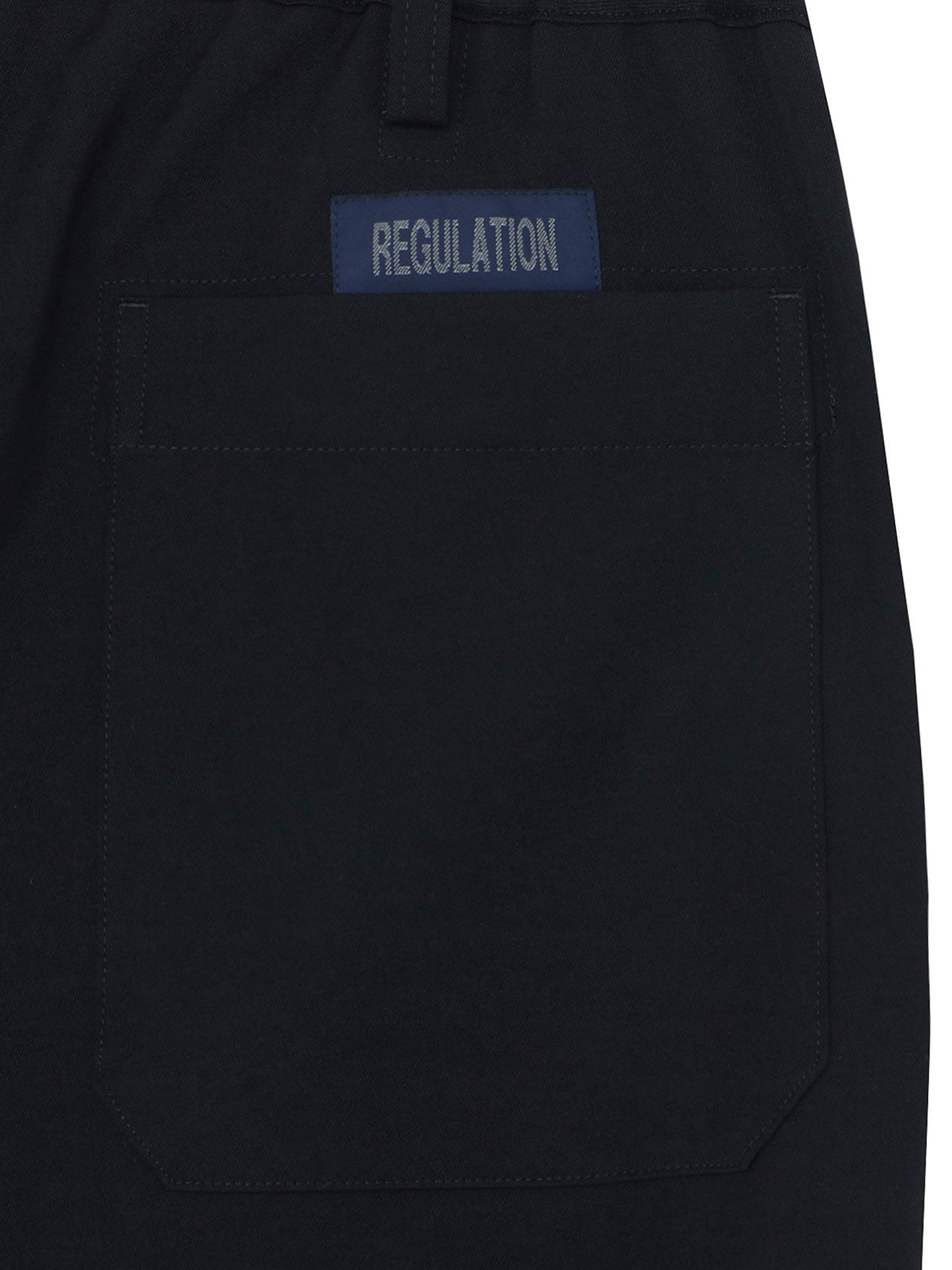 【Yohji Yamamoto POUR HOMME - ヨウジヤマモト プールオム】REGULATION GABARDINE W RIB POCKET PANT(パンツ)