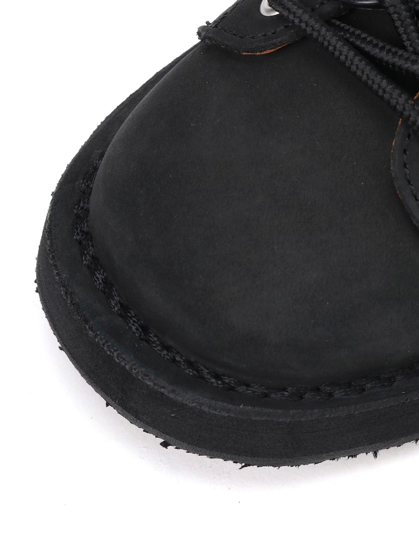 【Yohji Yamamoto POUR HOMME - ヨウジヤマモト プールオム】MAT SMOOTH LEATHER ZIP BIKER BOOTS / BLACK(ブラック/ブーツ)