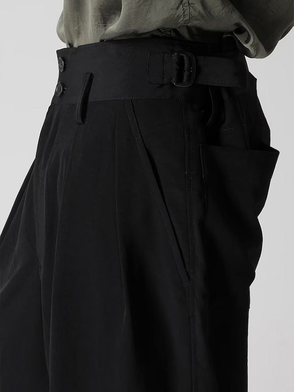 【Y's for men-ワイズフォーメン】TA TUXEDO SHORT PANTS (ショートパンツ/ブラック)