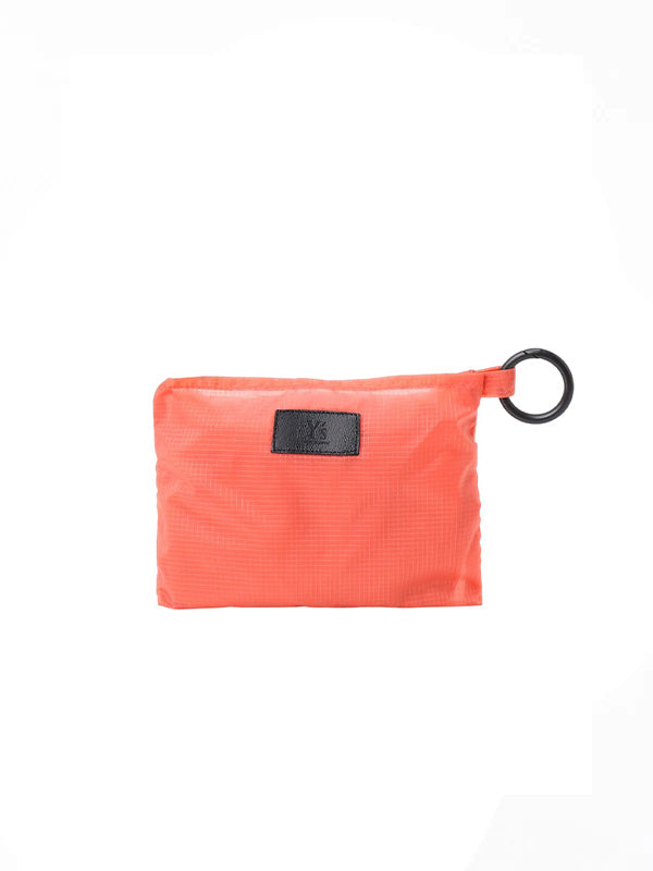【Y's - ワイズ】Y'S LOGO STITCH NYLON SHOPPING BAG / ORANGE (バッグ/オレンジ)