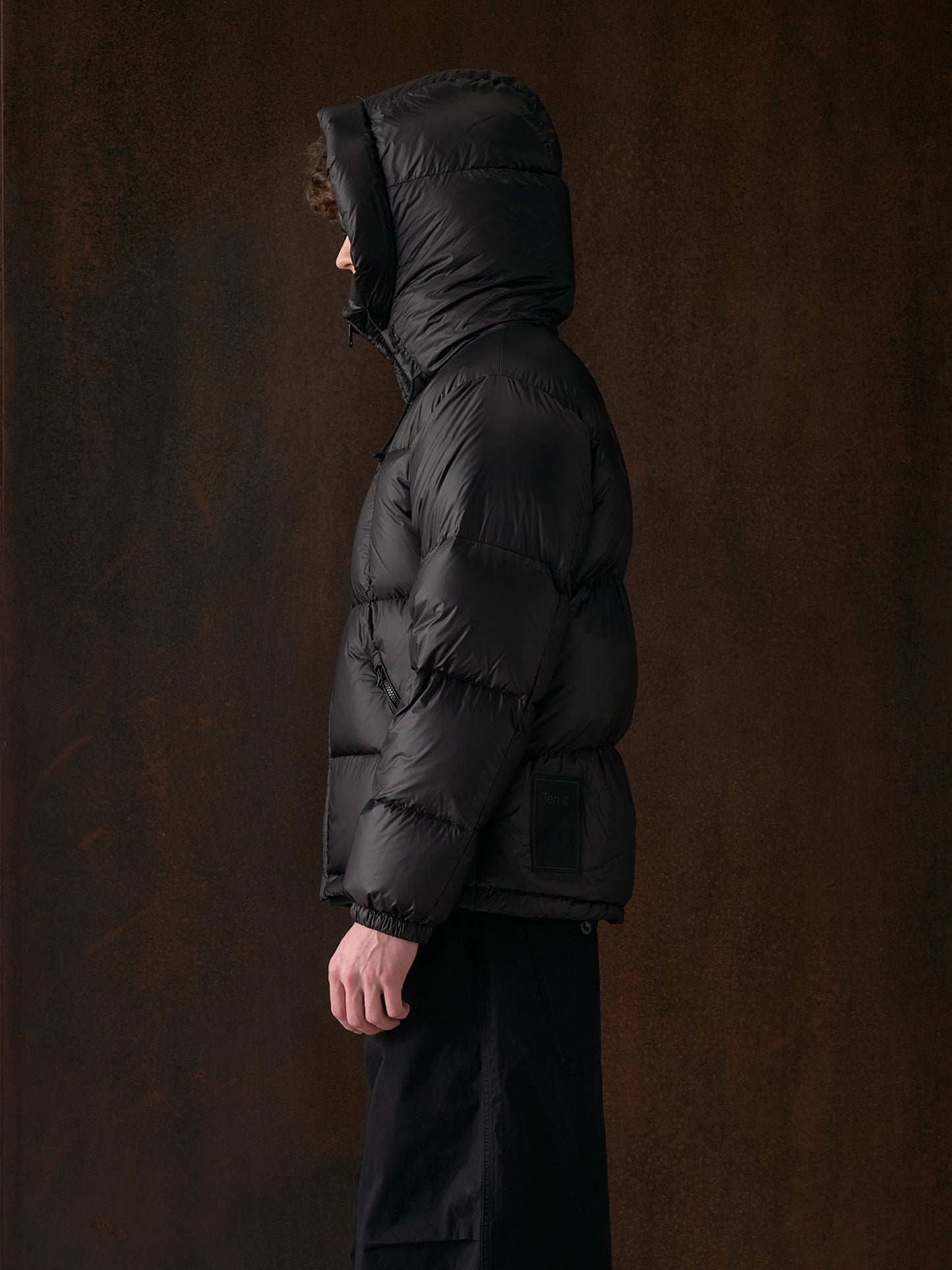 【Ten c- テンシー】SWAIN DOWN JACKET / BLACK(アウター/ブラック)