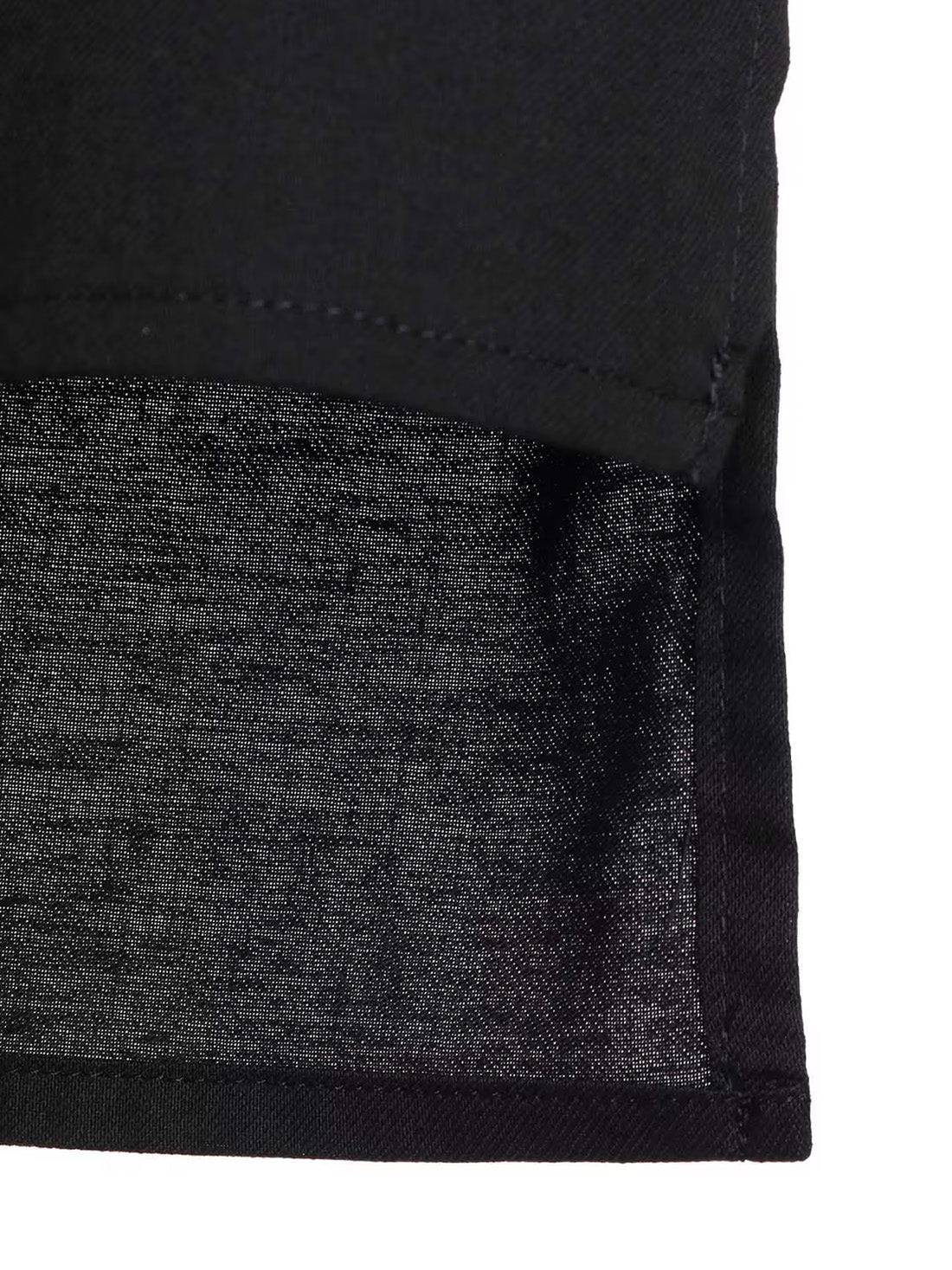 【Y's - ワイズ】Y's BORN PRODUT THIN COTTON TWILL HALF SLEEVE BOX SHIRT /BLACK(シャツ/ブラック)