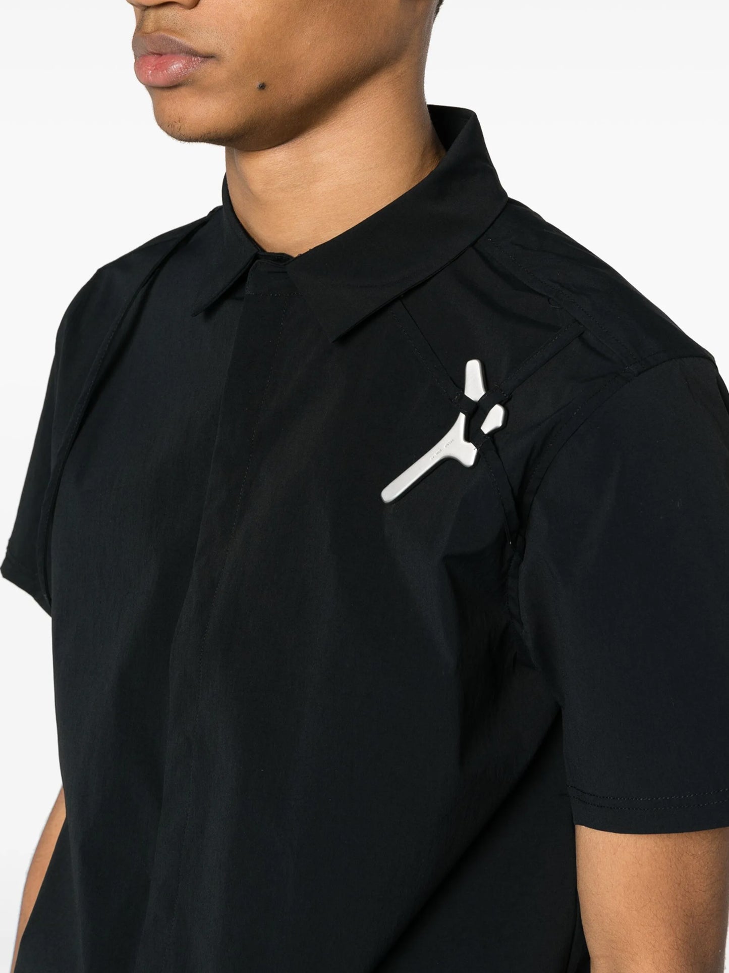 【HELIOT EMIL - エリオットエミル】Purulence Technical Shirt / BLACK (シャツ/ブラック)