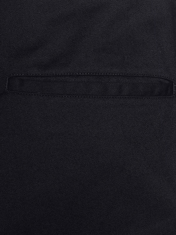 【Y's - ワイズ】Y's BORN PRODUT COTTON TWILL CUFFED HEM CARGO PANTS / BLACK (パンツ/ブラック)