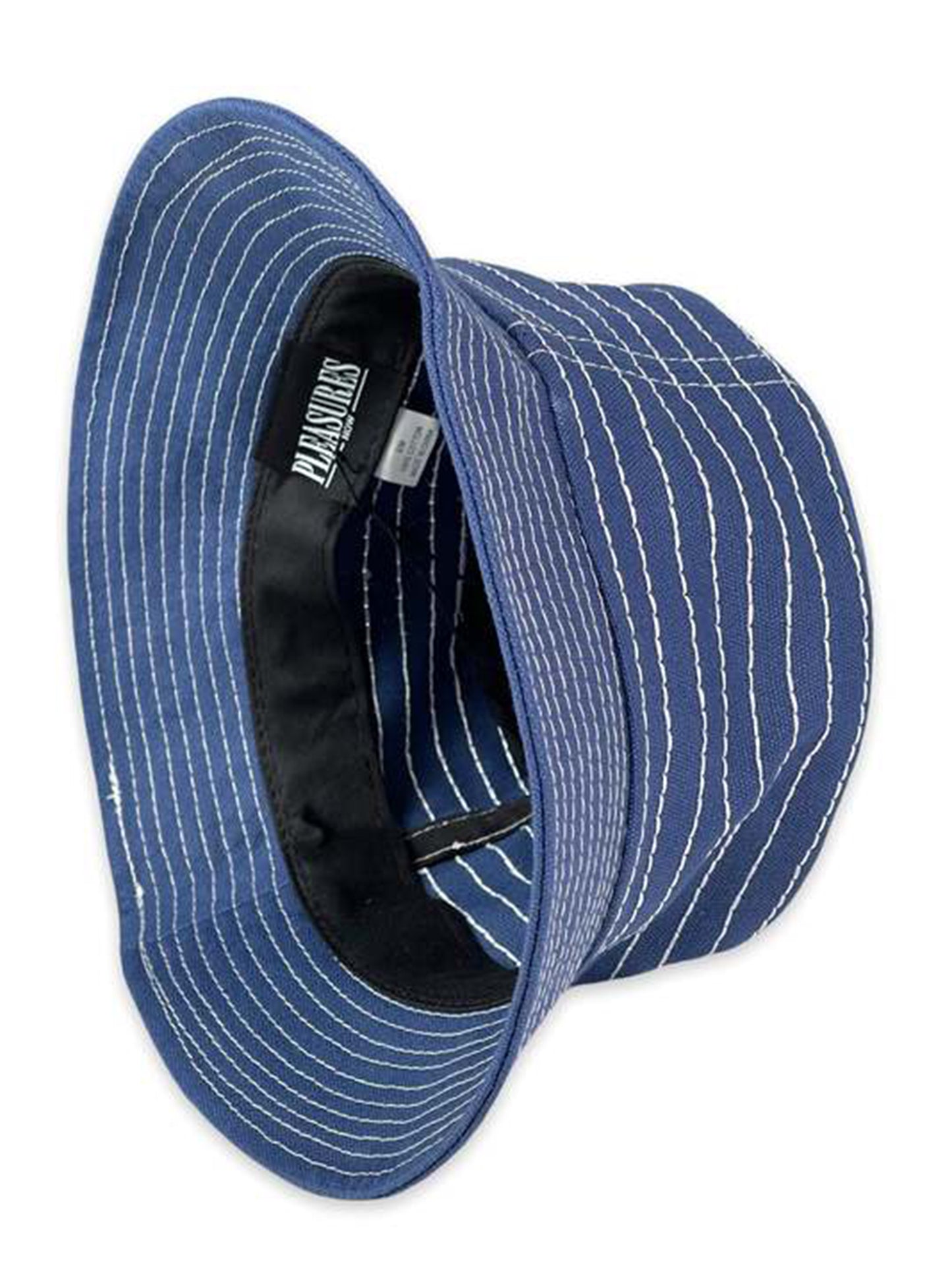 【PLEASURES - プレジャーズ】STITCHES BUCKET HAT / BLUE(ハット/ブルー)