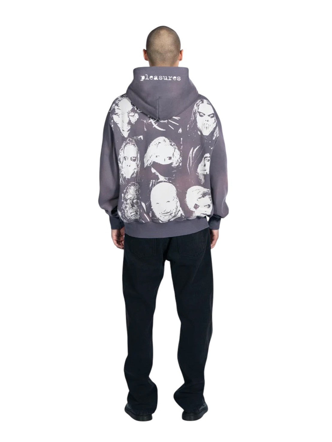 【PLEASURES - プレジャーズ】NONAGRAM ZIP HOODIE / SMOKE (フーディ/スモーク)