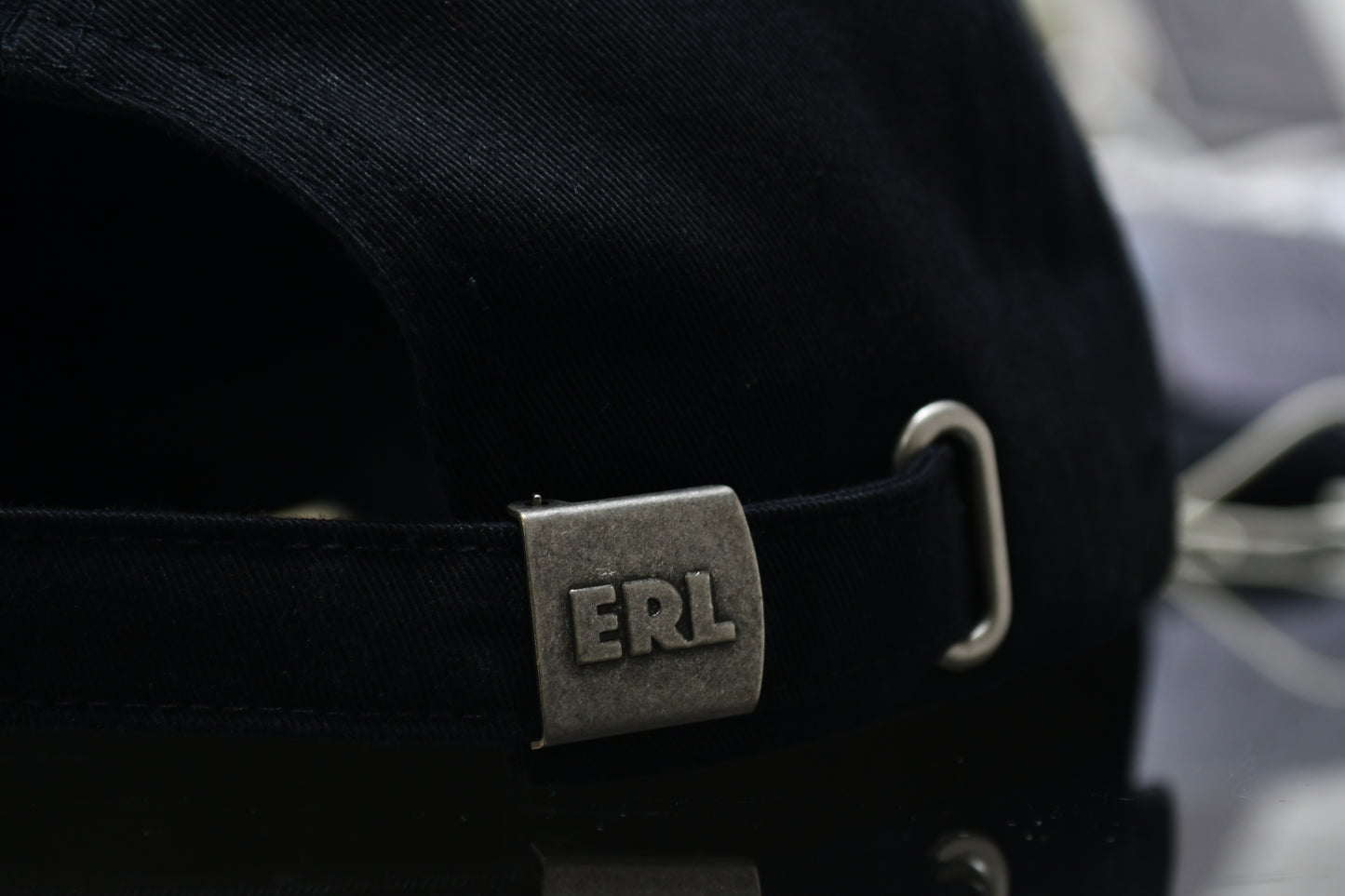 【ERL - イーアールエル】UNISEX WREATH CAP / BLACK (キャップ/ブラック)