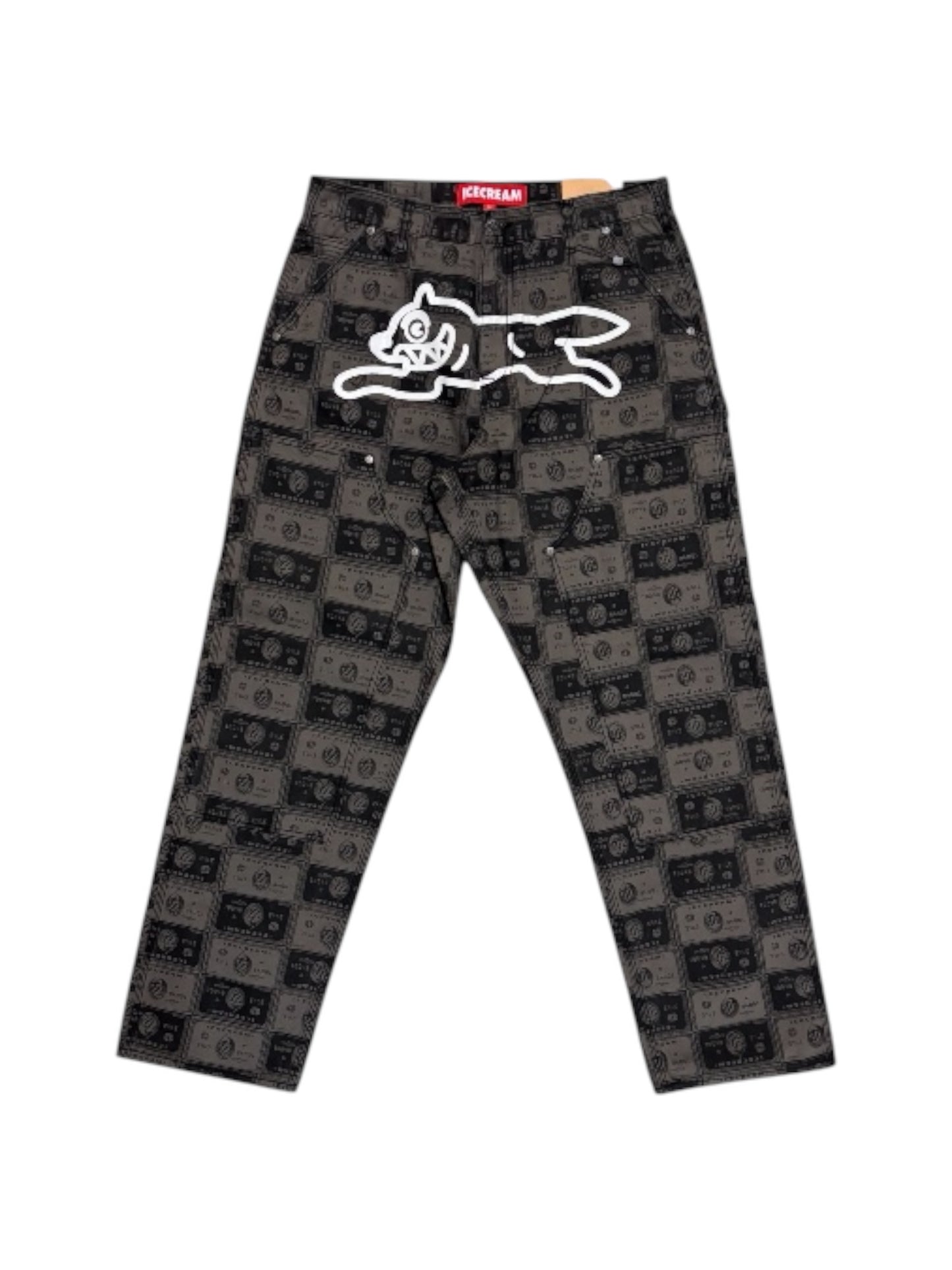 【ICE CREAM - アイスクリーム】CHARGE DOUBLE KNEE PANTS / DARK GULL GRAY (パンツ/ダークガルグレー)