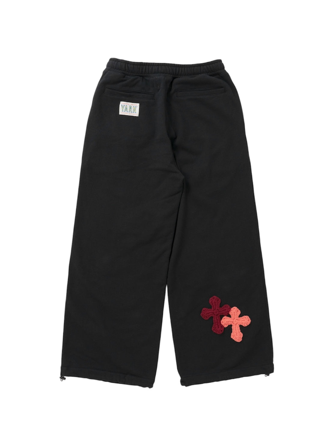 【Perfect ribs® × Y.A.R.N.】New Super Wide Sweat Pants (スウェットパンツ/ブラック)