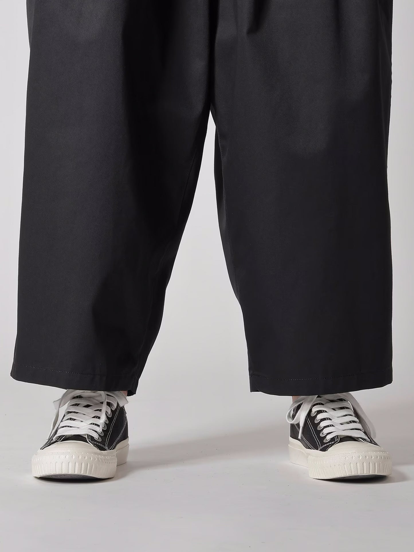 【Y's for men-ワイズフォーメン】T/C TWILL PANTS WITH 12-TUCKS(パンツ/ブラック)