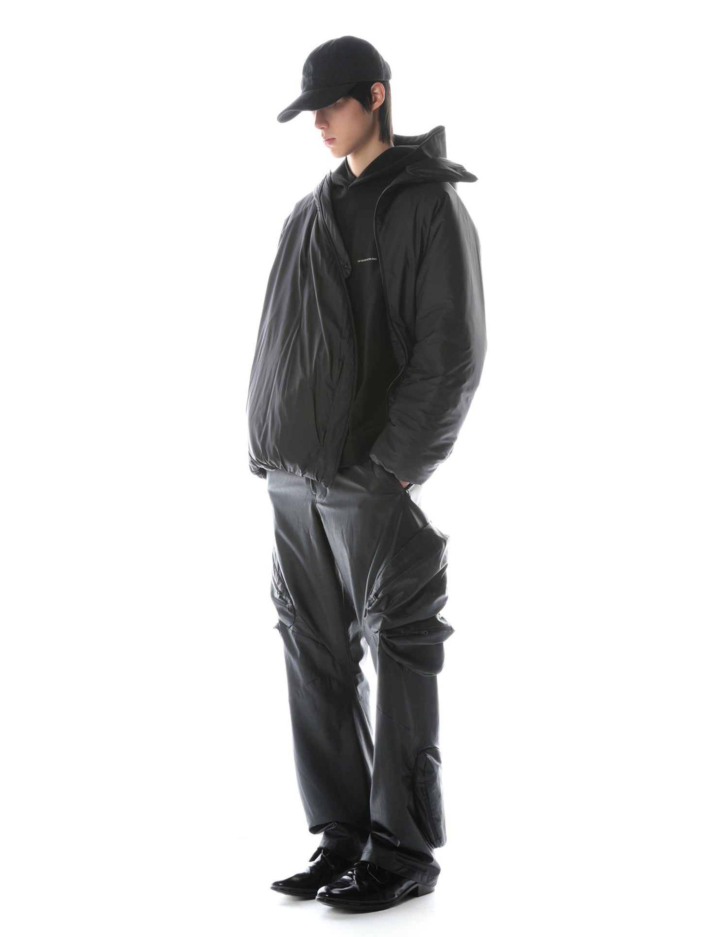 【POST ARCHIVE FACTION - ポストアーカイブファクション】 Air Jacket (パファー/ブラック)