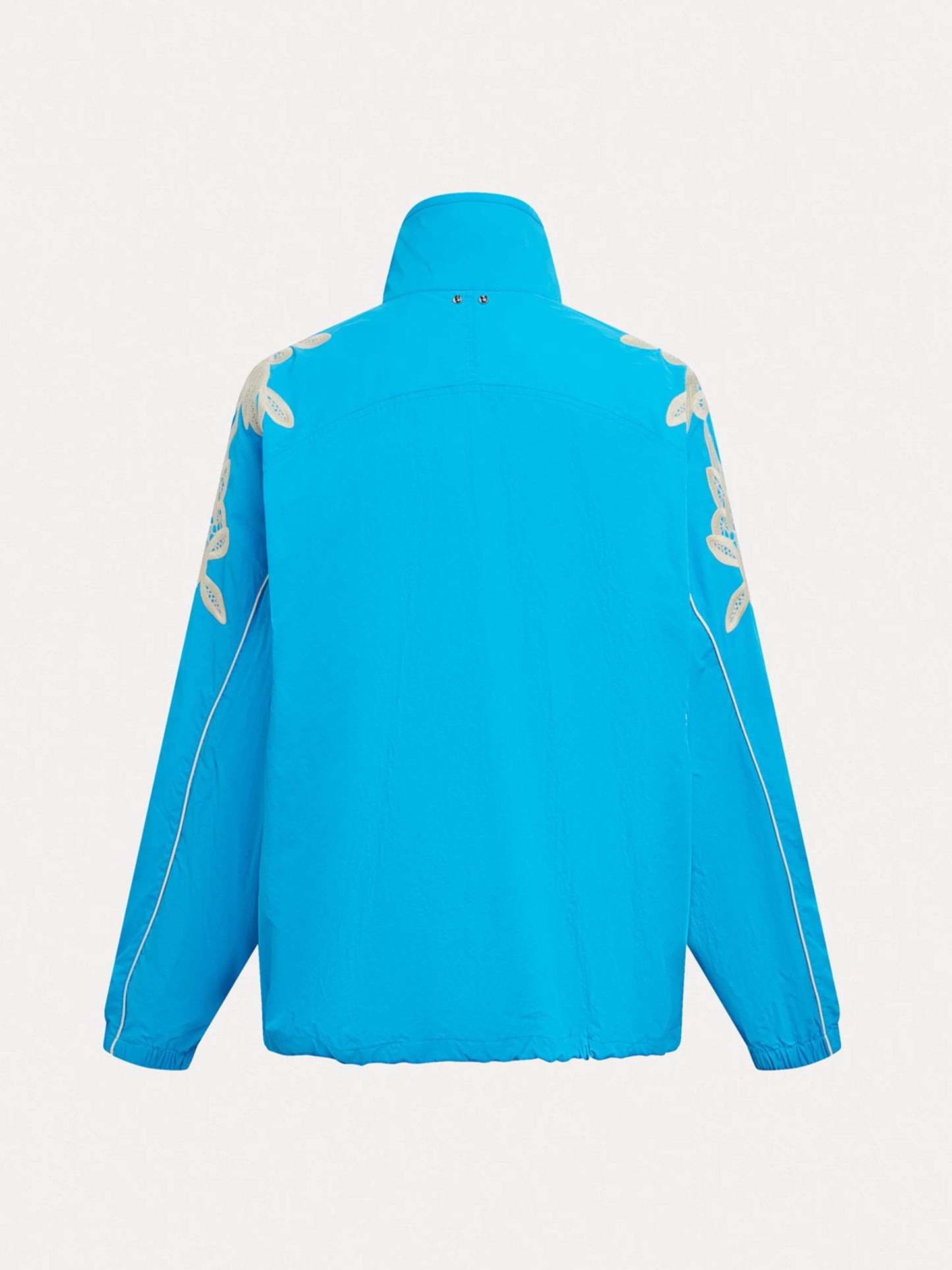 【BLUE MARBLE - ブルーマーブル 】Turquoise Embroidered Track Jacket / Turquoise(トラックジャケット/ターコイズ)