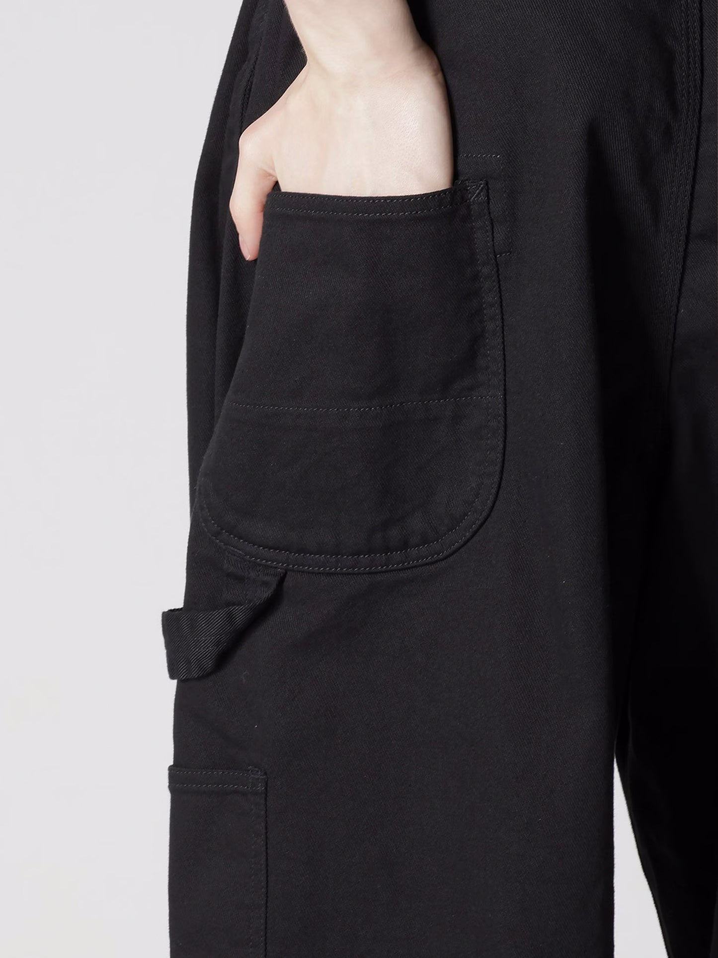 【Yohji Yamamoto POUR HOMME - ヨウジヤマモト プールオム】BS KATSURAGI 3ST PAINTER PANTS(パンツ/ブラック)