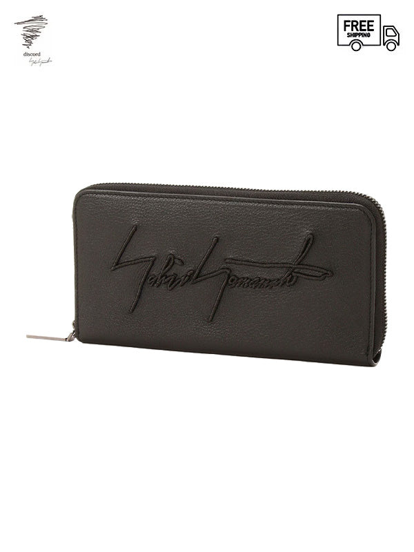 Discord Yohji Yamamoto - ディスコード ヨウジヤマモト】Signature long wallet/ Black( –  union-onlinestore