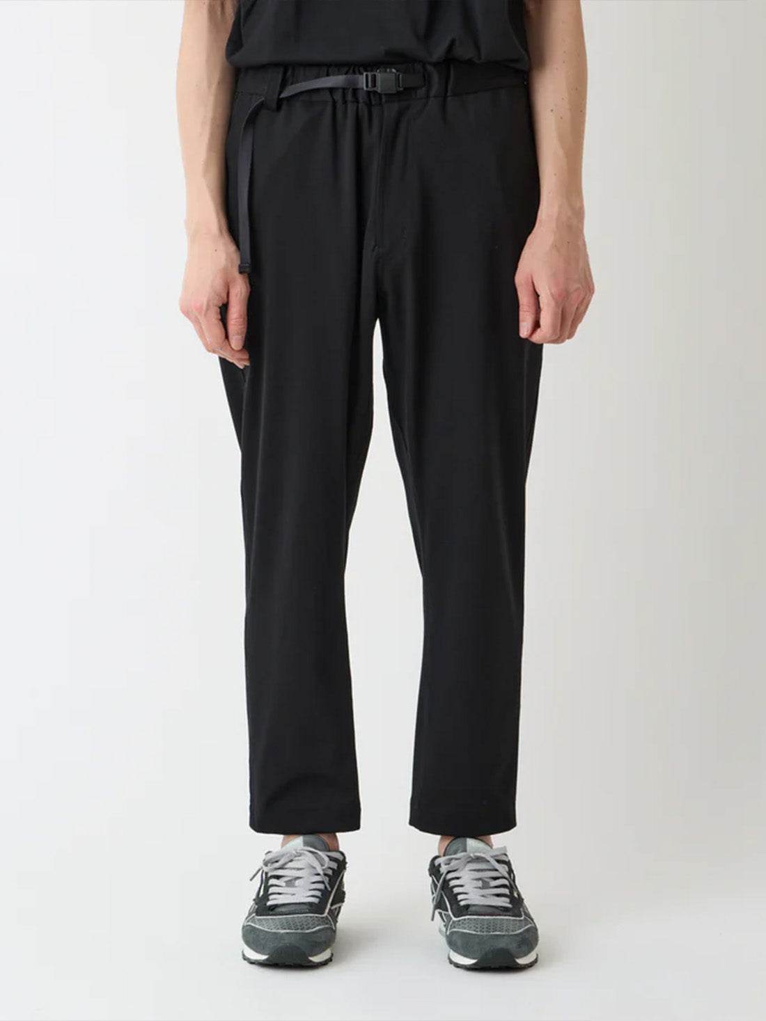 【White Mountaineering - ホワイトマウンテニアリング】2 WAY STRECH TAPERED PANTS / BLACK(パンツ/ブラック)