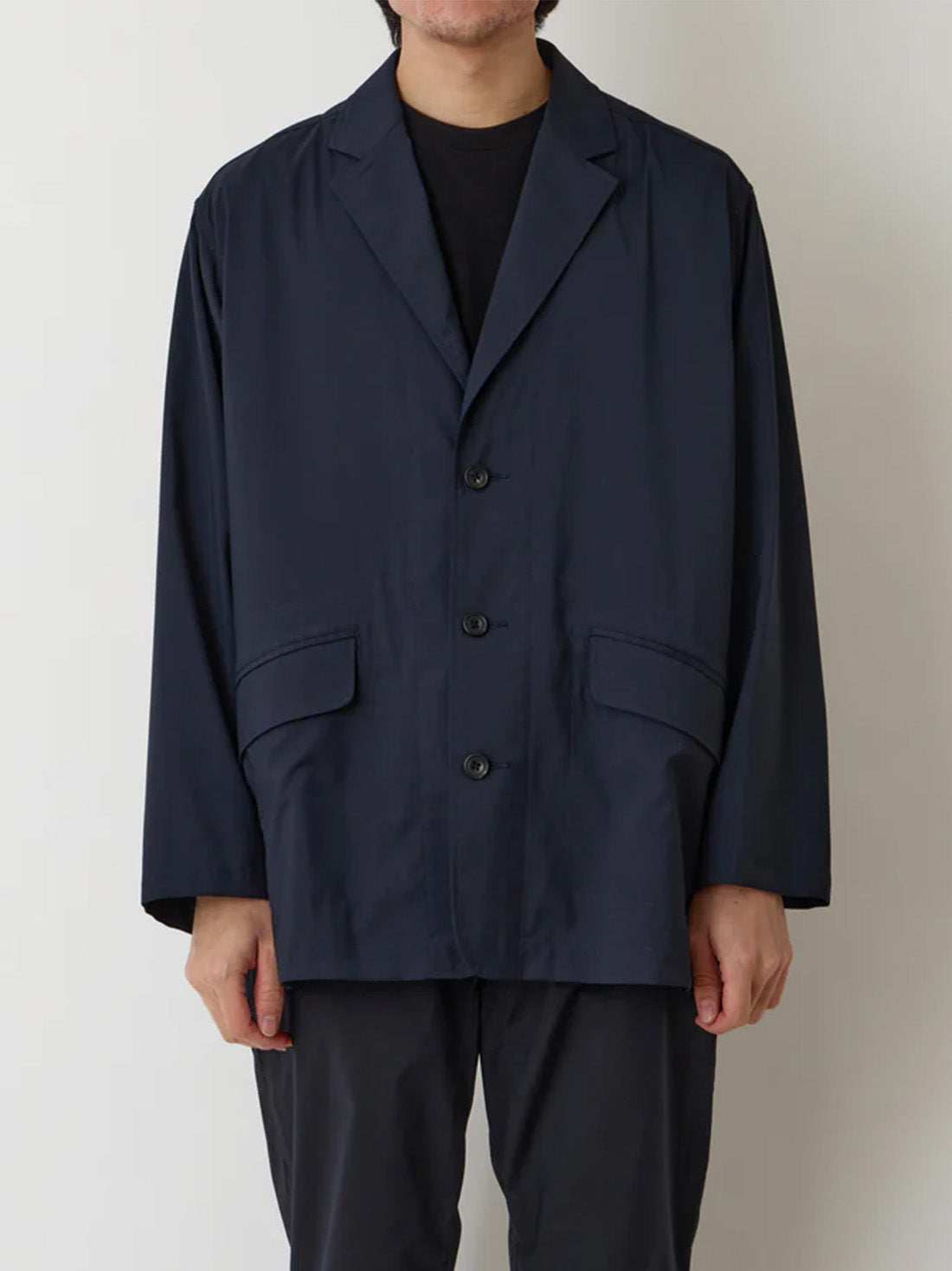【White Mountaineering - ホワイトマウンテニアリング】3B LAPELED JACKET / NAVY (ジャケット/ネイビー)