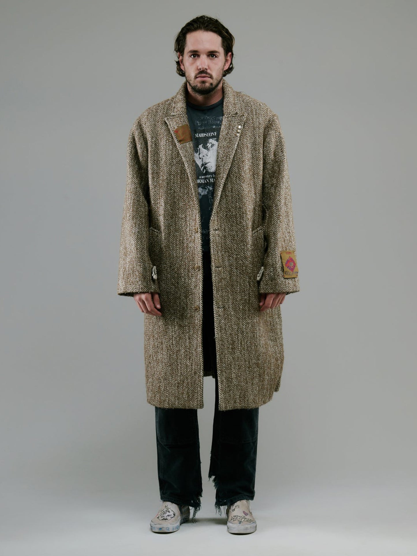 【PALY HOLLYWOOD - パリーハリウッド】SURVIVAL TOOLS OVERCOAT / BROWN (コート/ブラウン)