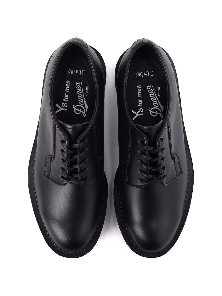 【Y's for men-ワイズフォーメン】Y's for men x Danner POSTMAN SHOES/ BLACK(レザーシューズ)
